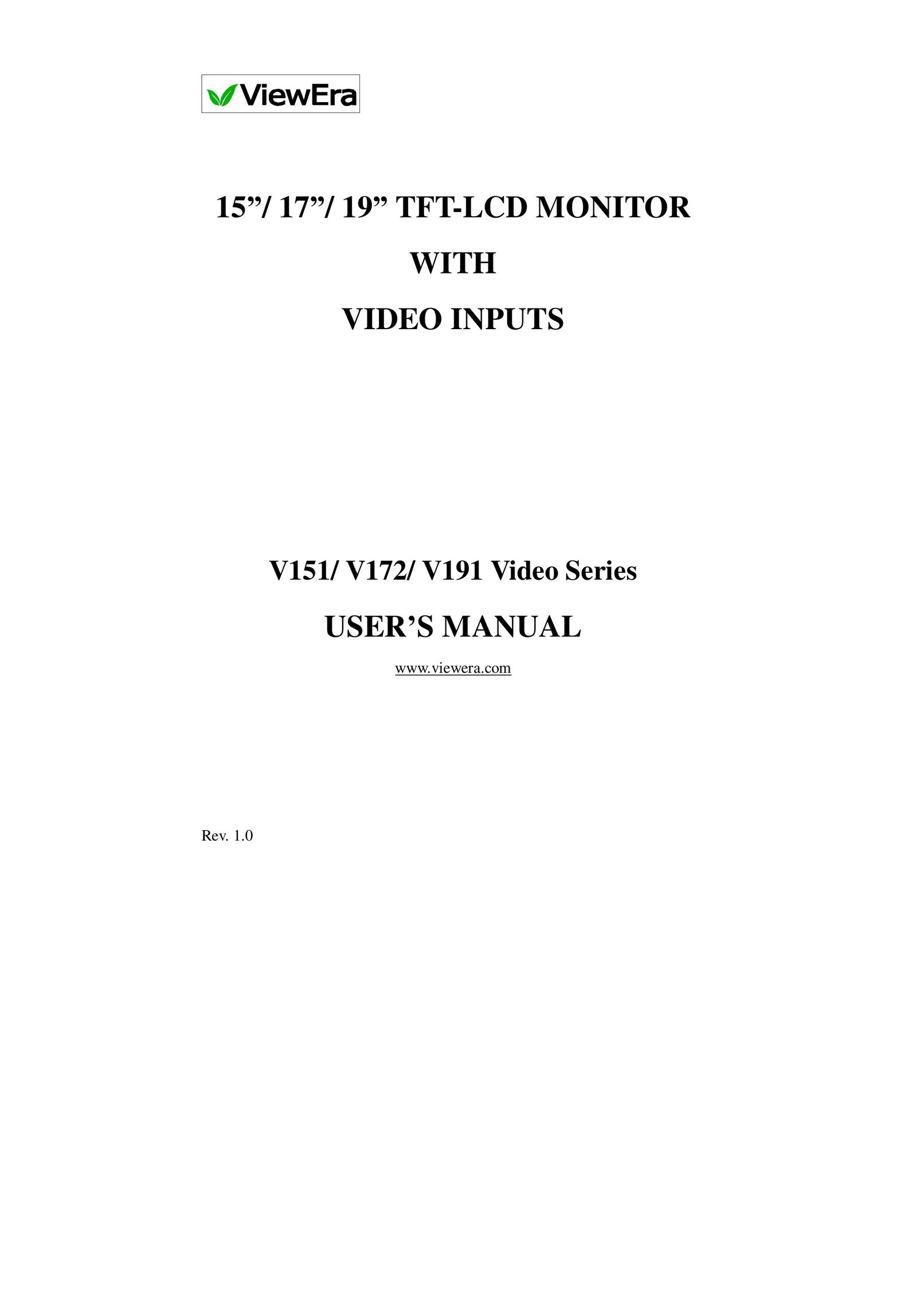 ViewEra V151 Series Computer Monitor User Manual