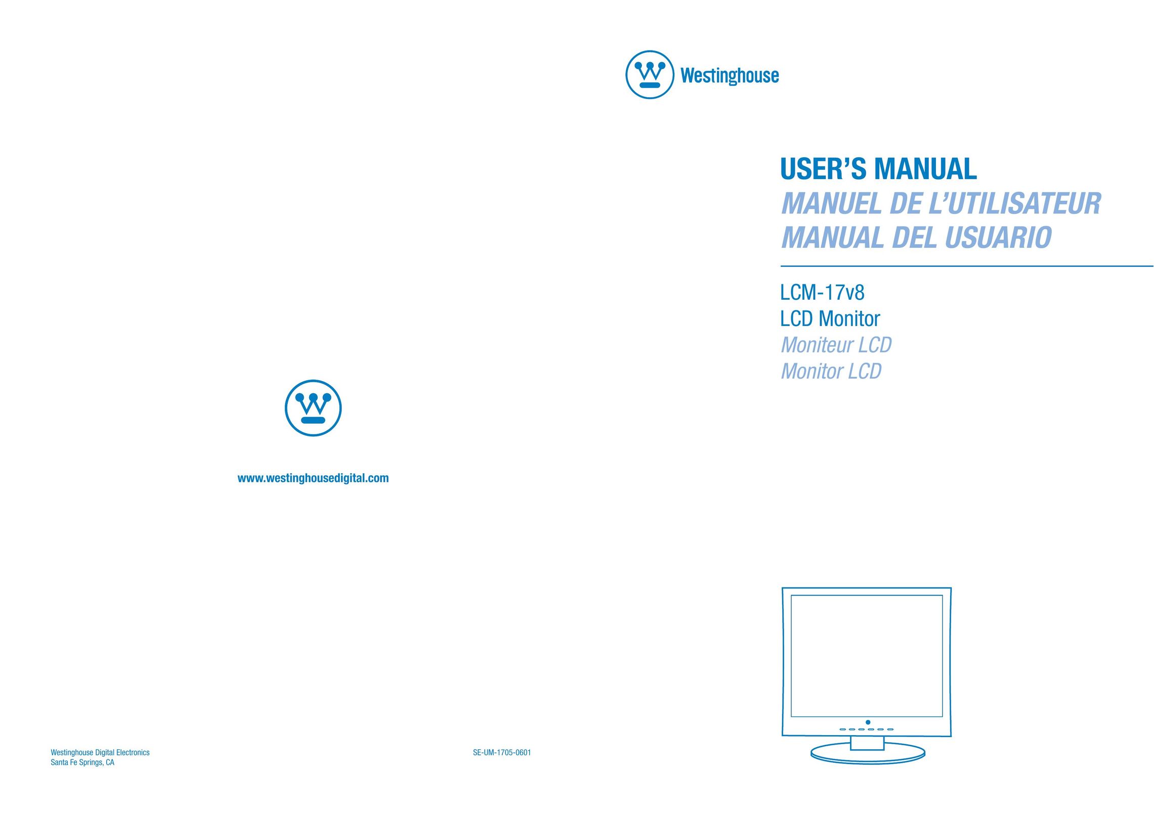 Westinghouse LCM-17V8 Computer Monitor User Manual