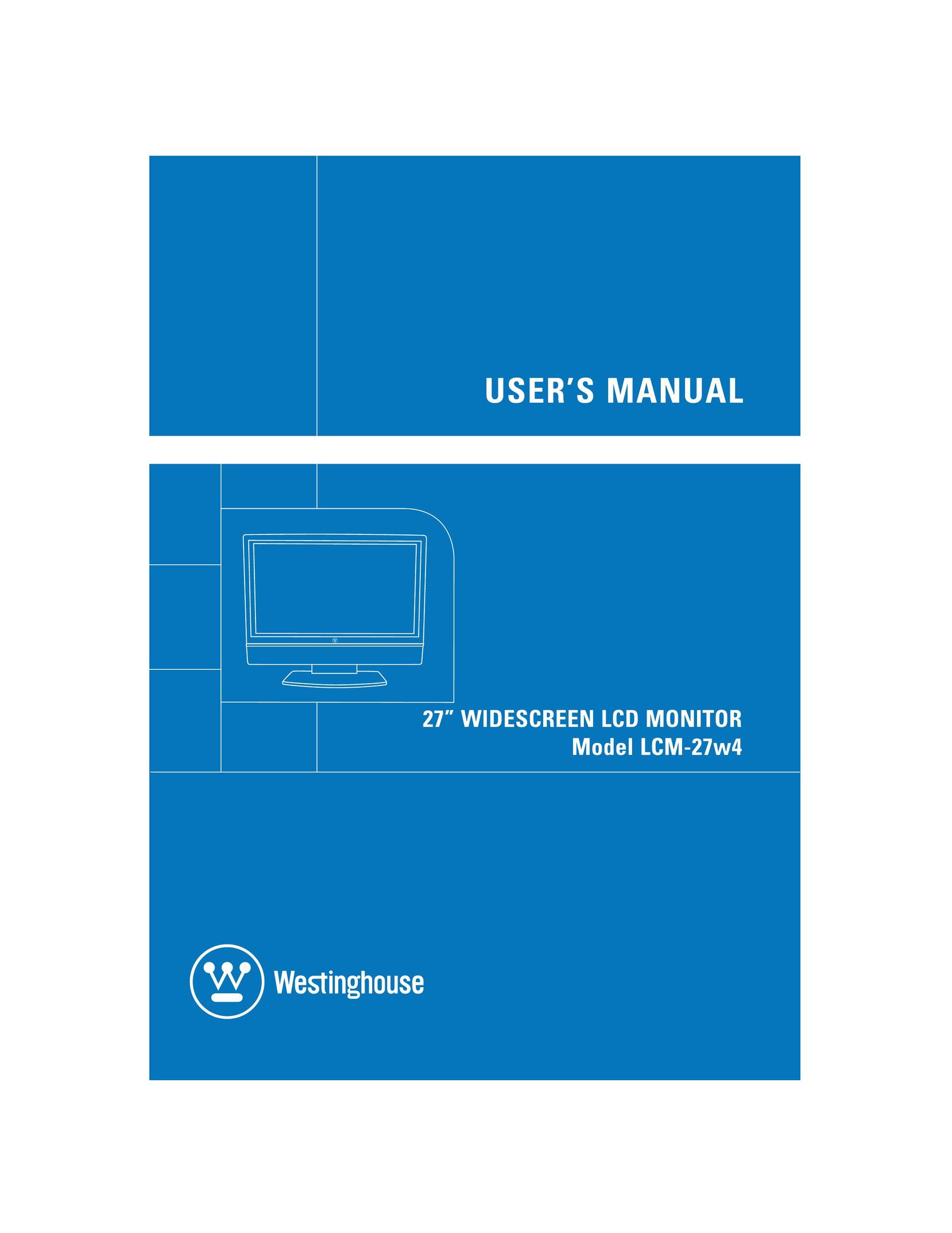 Westinghouse LCM-27w4 Computer Monitor User Manual