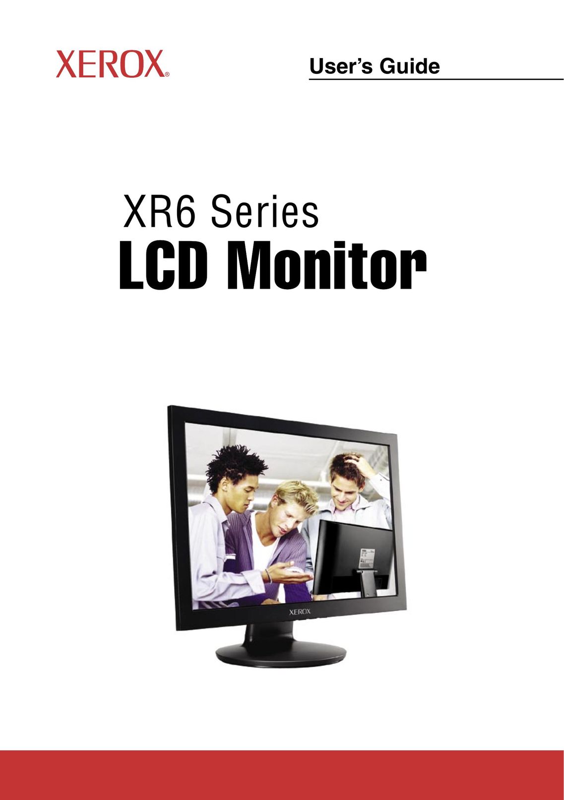 Xerox XR6 Series Computer Monitor User Manual