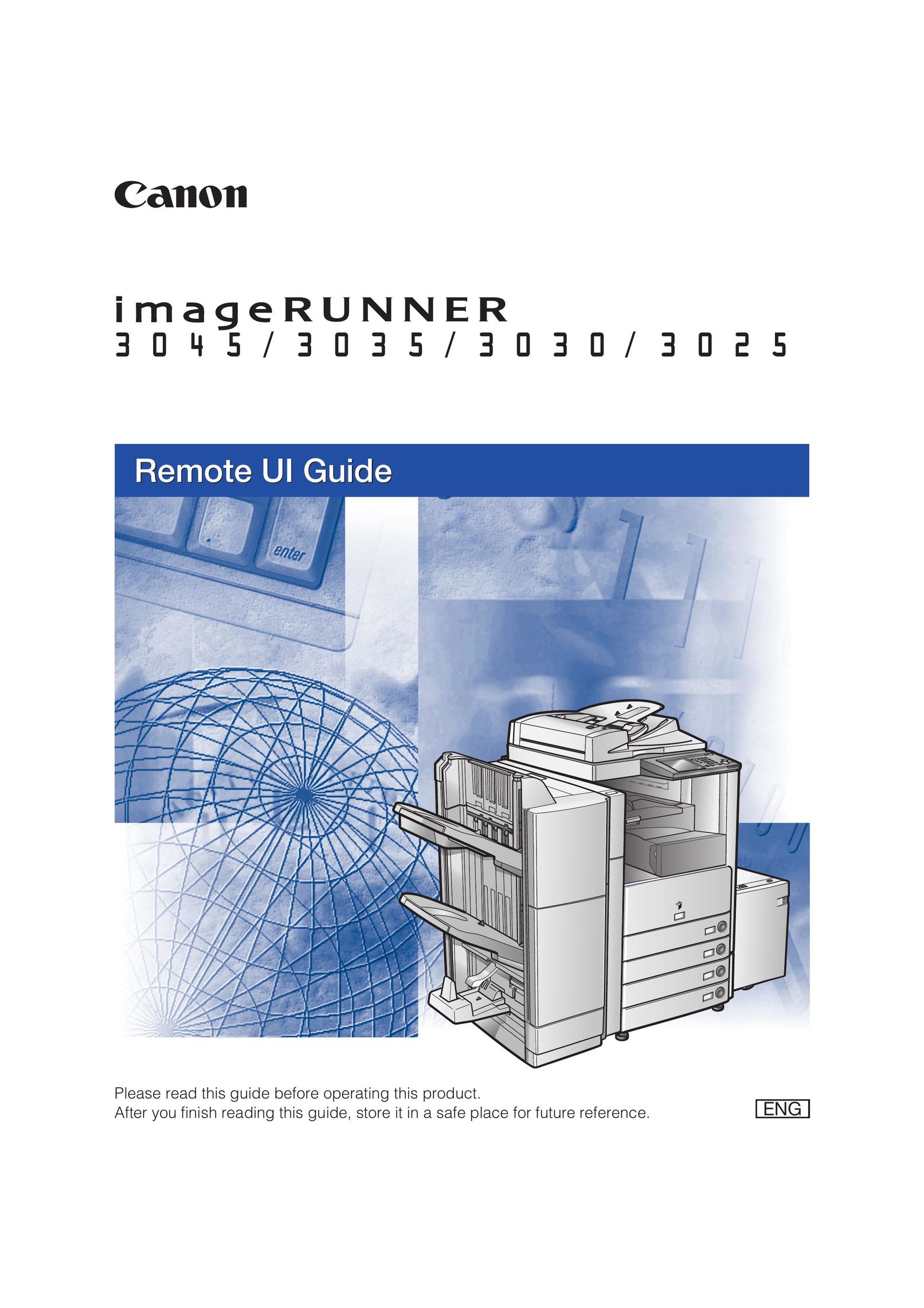 Canon 3025 Copier User Manual