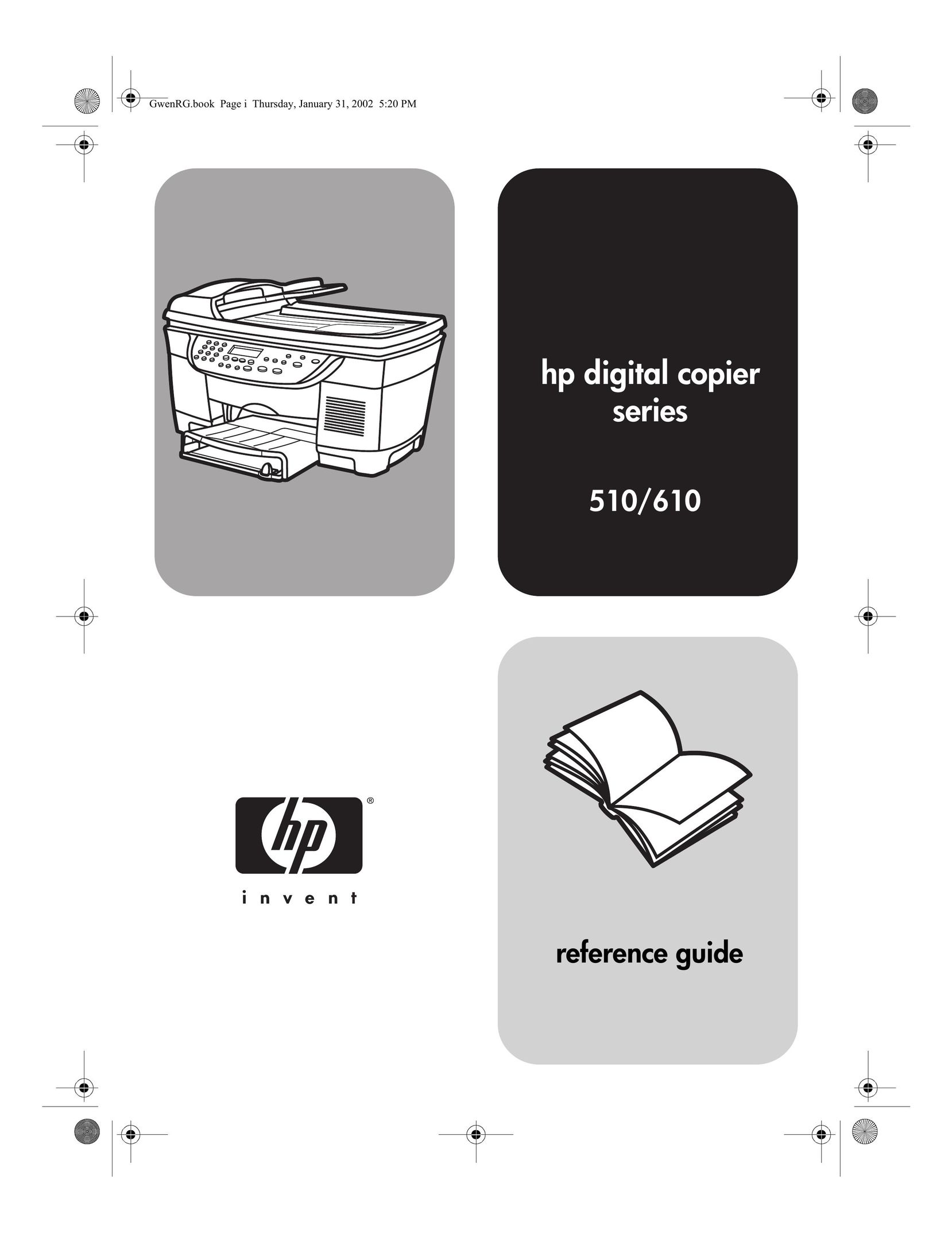 HP (Hewlett-Packard) 510 Copier User Manual