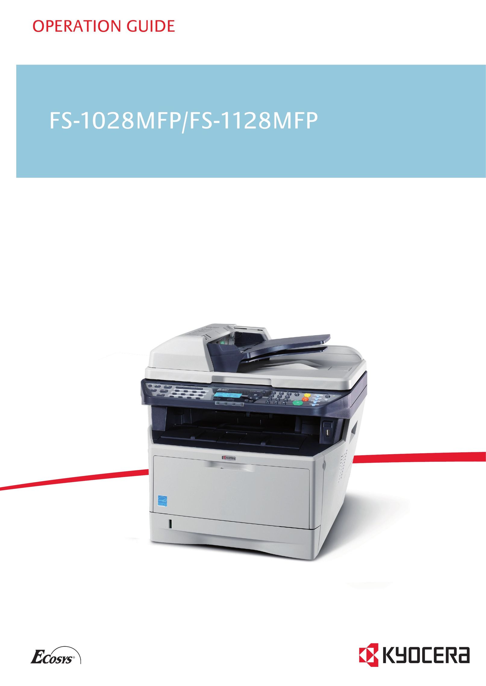 Kyocera FS-1028MFP Copier User Manual