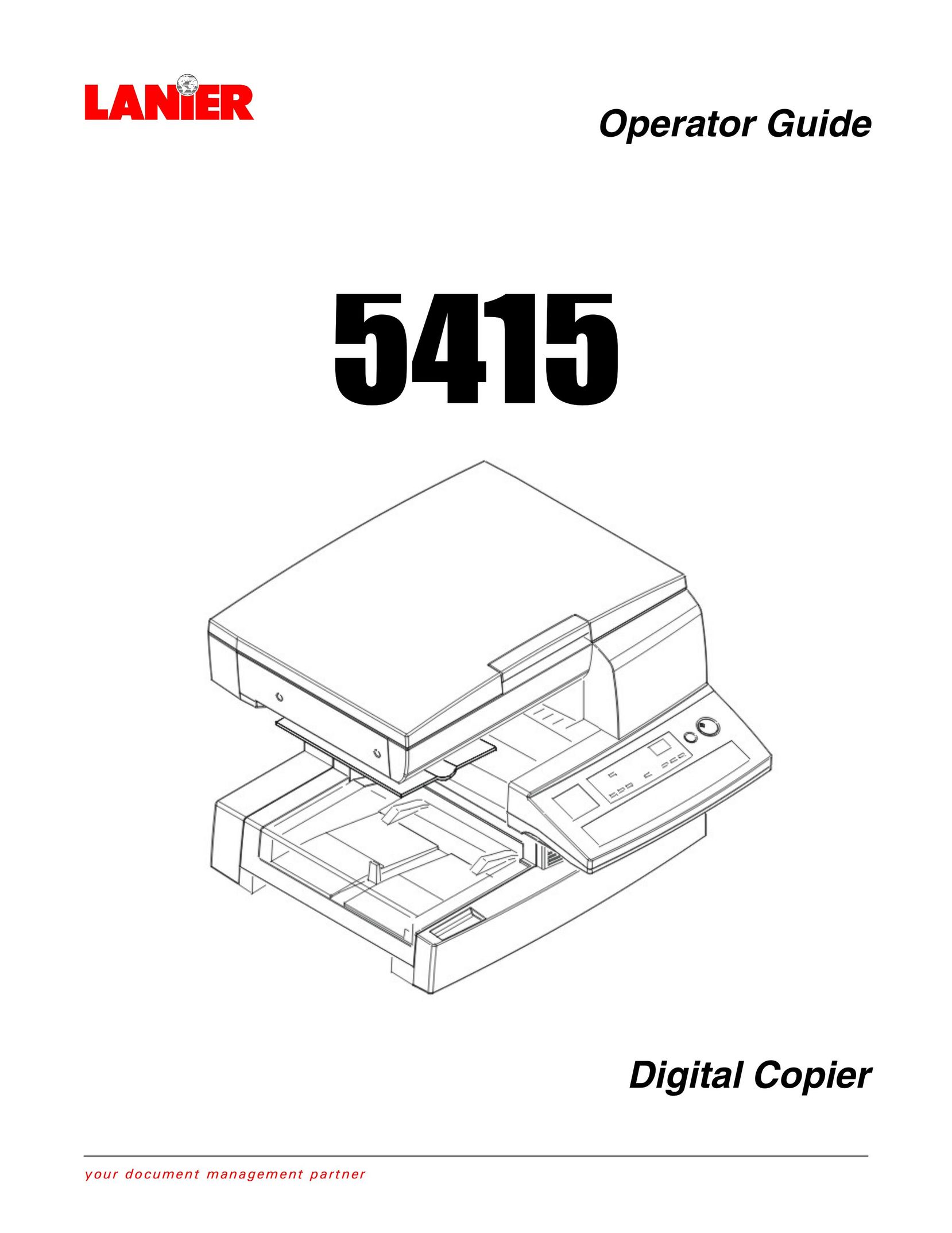 Lanier 5415 Copier User Manual