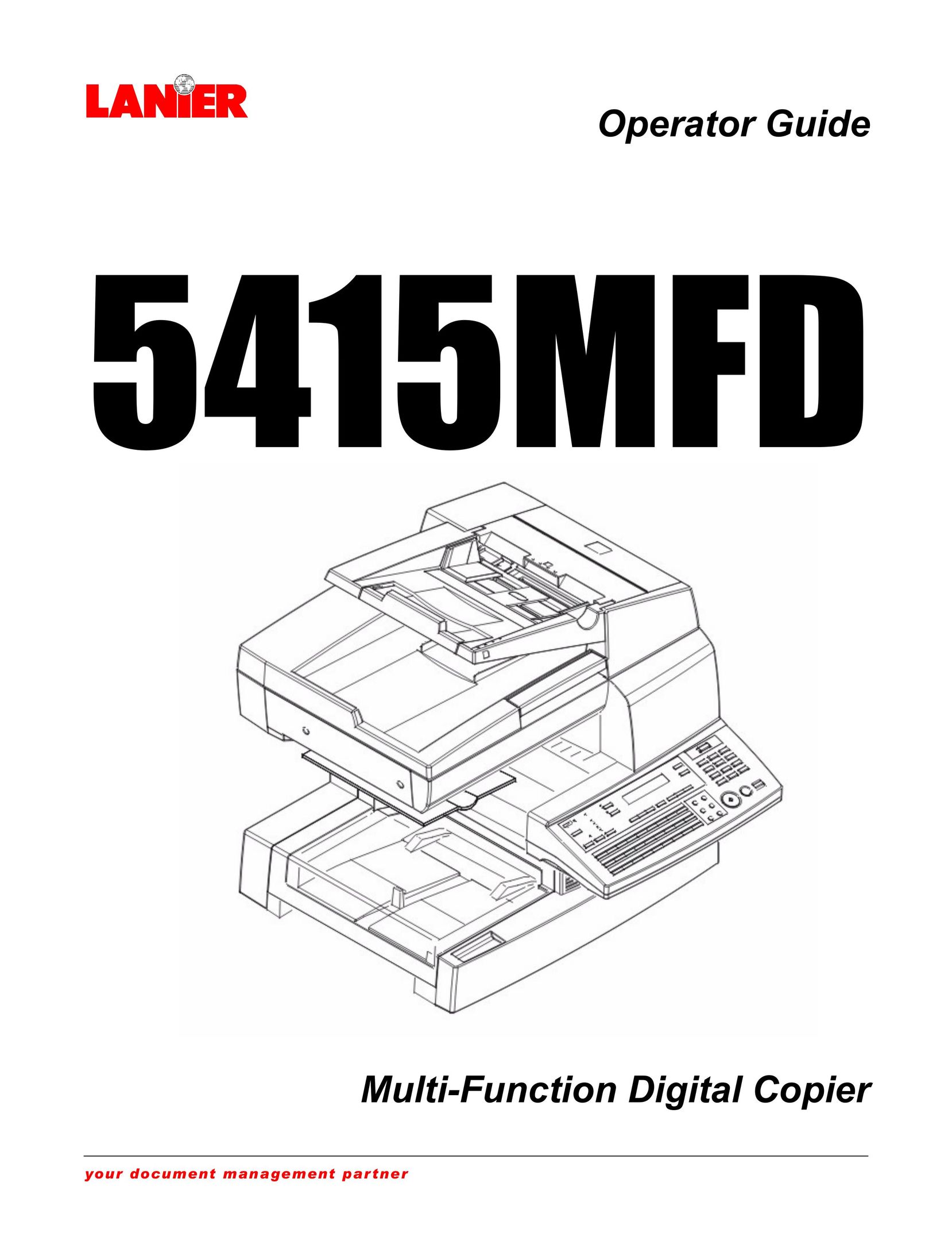 Lanier 5415MFD Copier User Manual