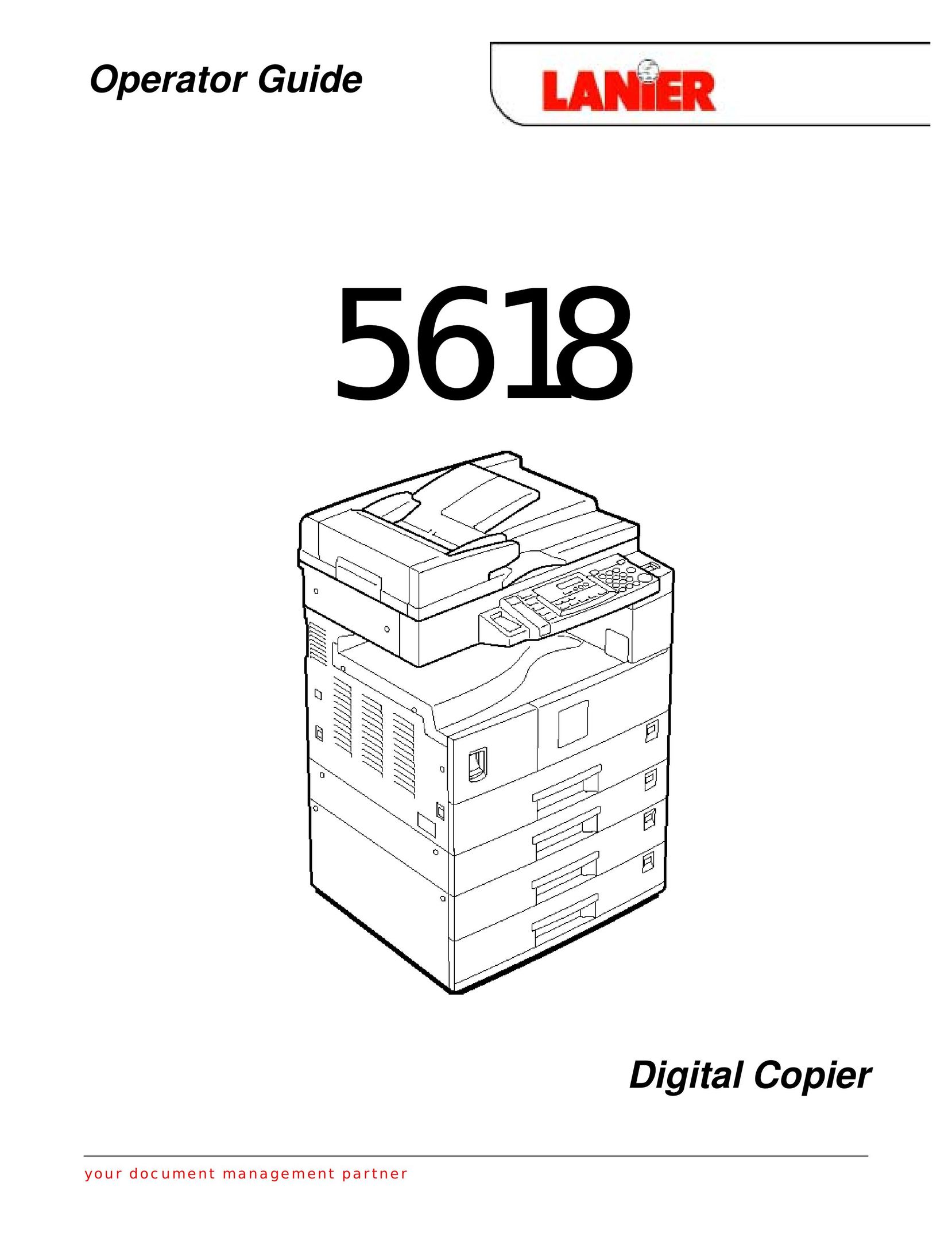 Lanier 5618 Copier User Manual
