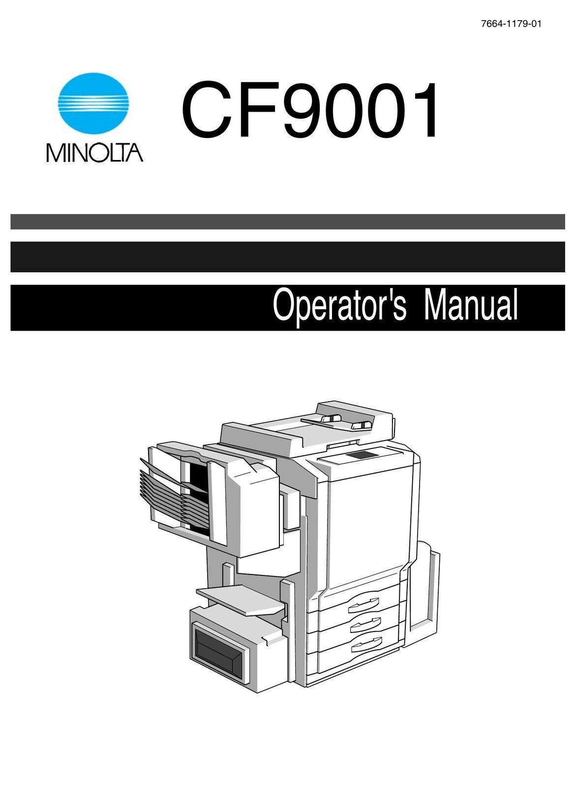 Minolta cf9001 Copier User Manual