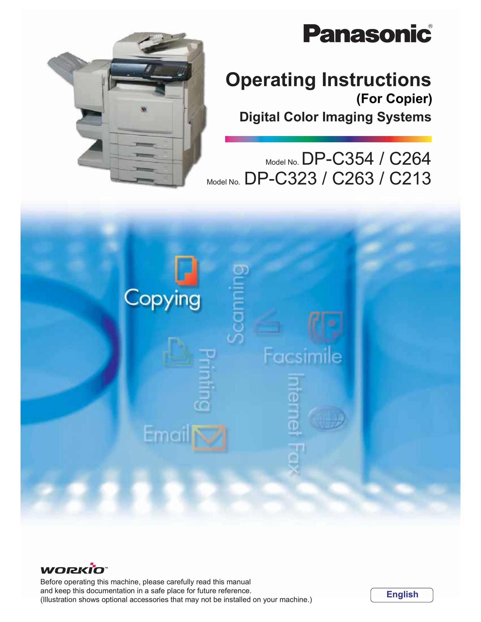 Panasonic DP-C323 Copier User Manual