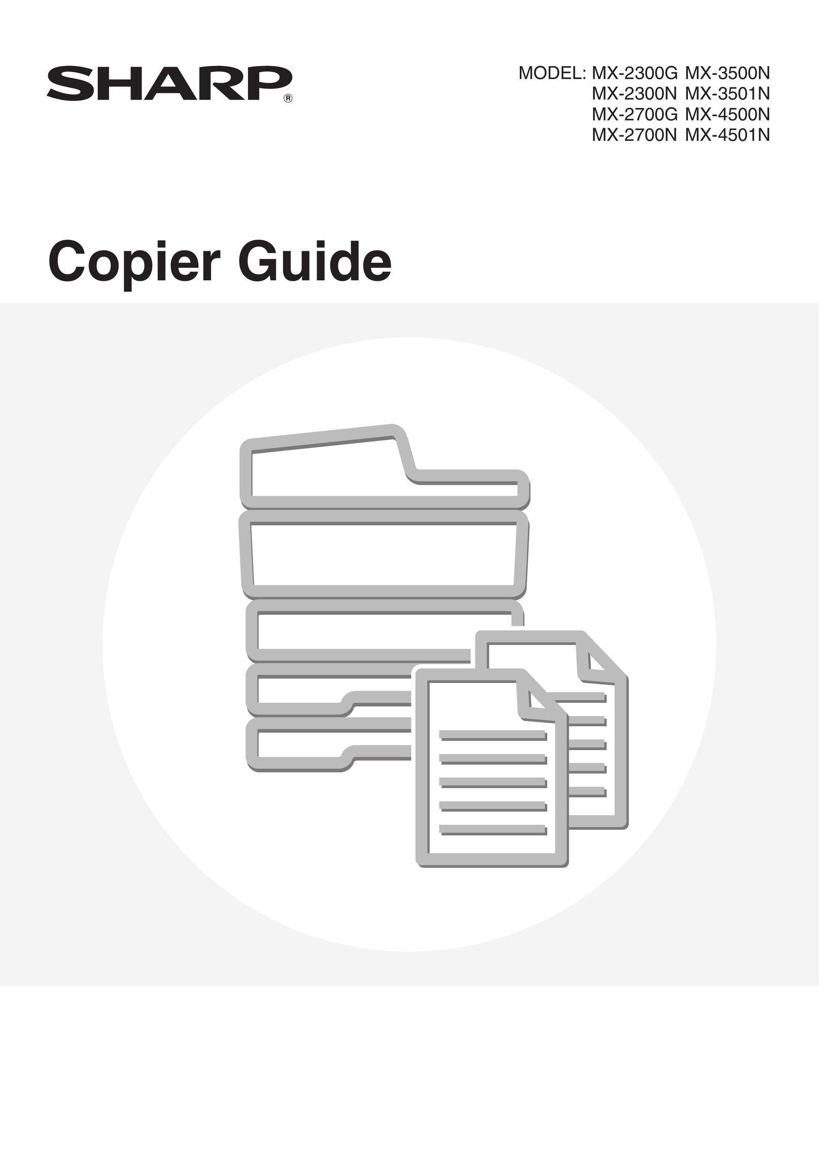 Sharp MX-4500N Copier User Manual