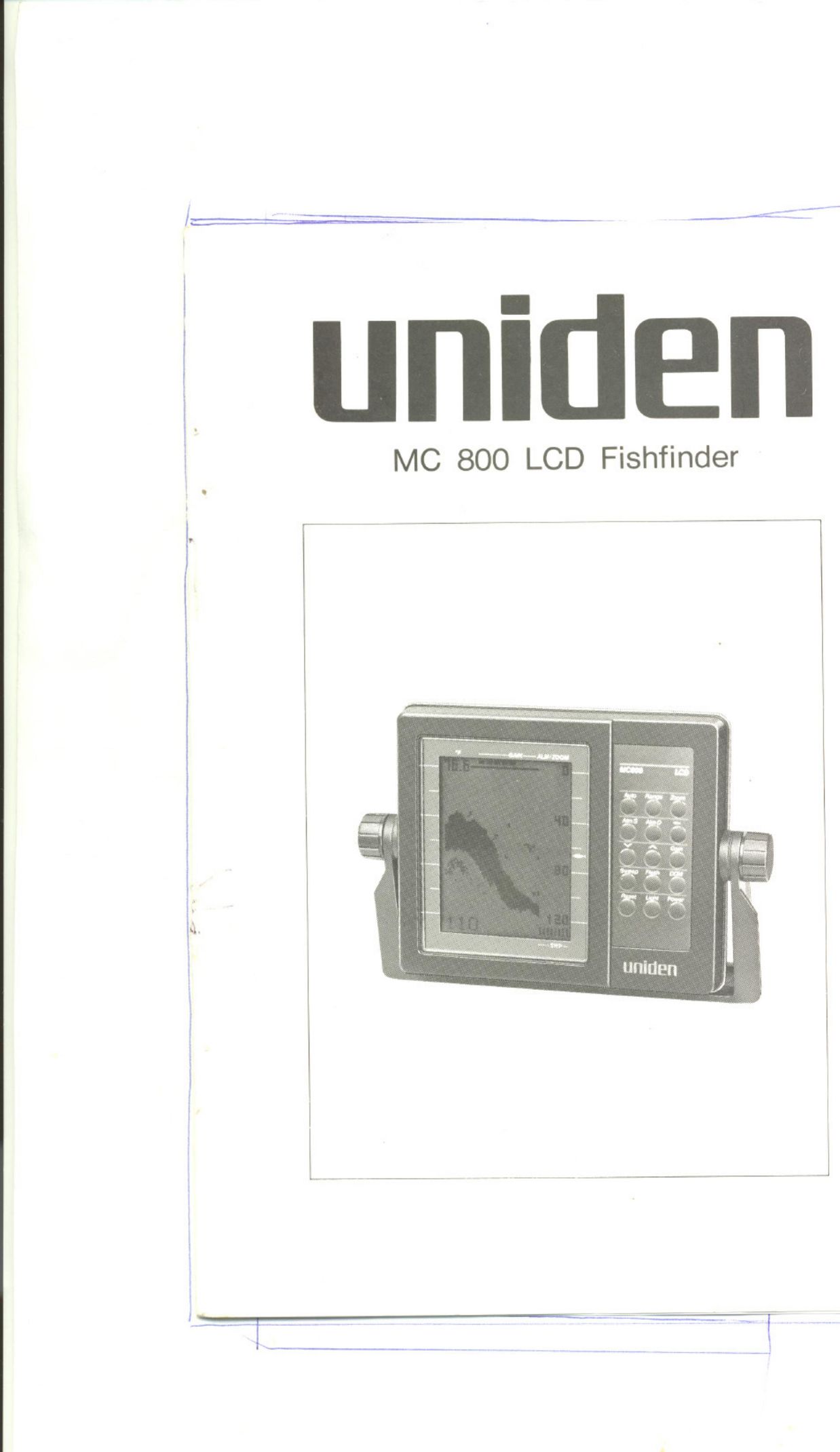 Uniden MC 800 Copier User Manual