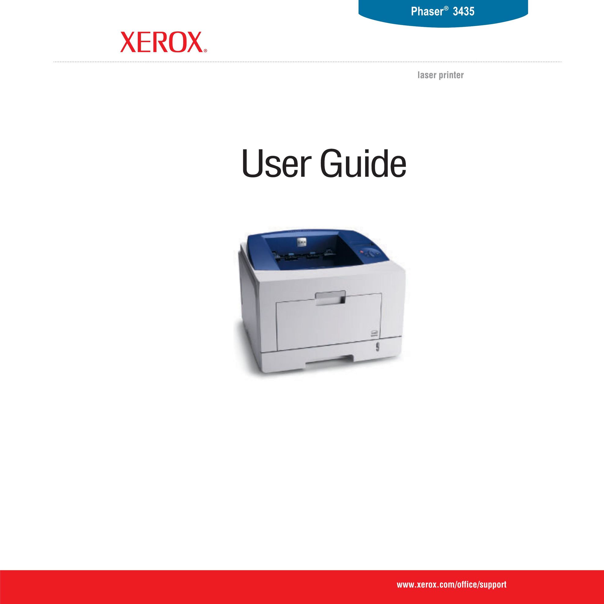 Xerox 3435 Copier User Manual