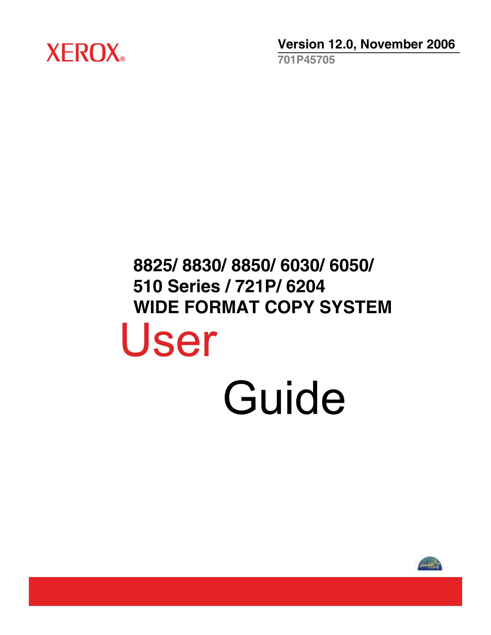 Xerox 6050 Copier User Manual