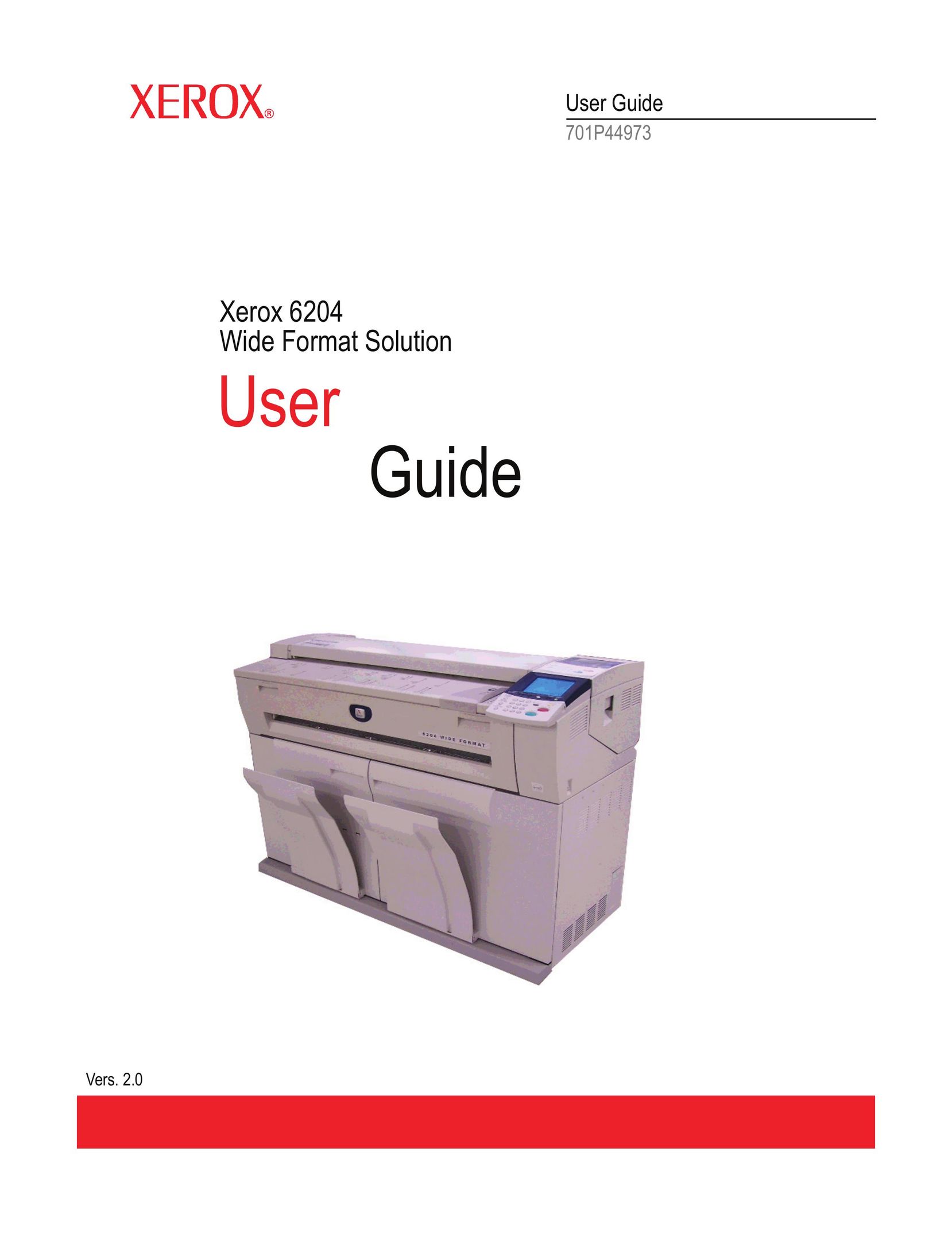 Xerox 701P44973 Copier User Manual