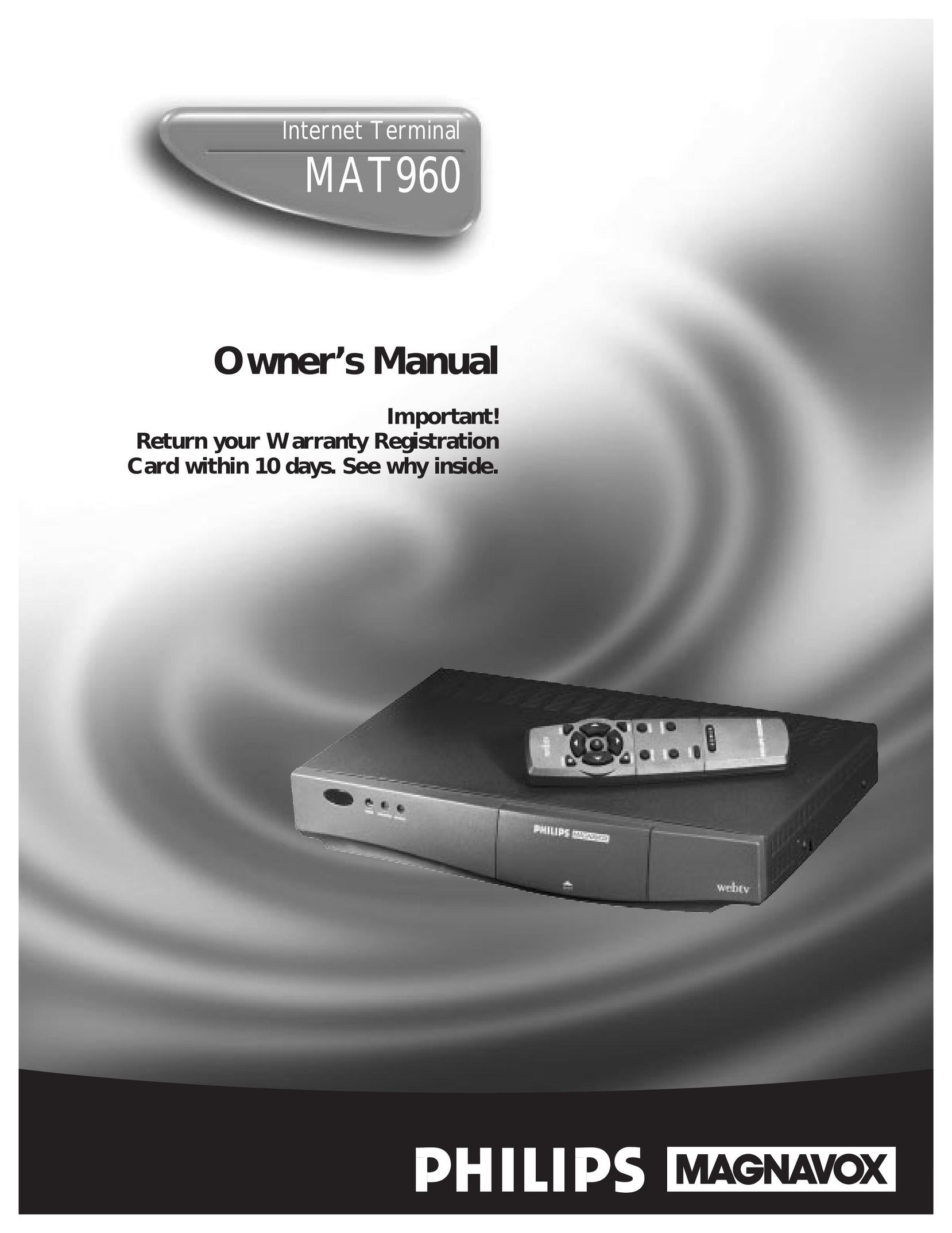 Philips MAT960 Credit Card Machine User Manual