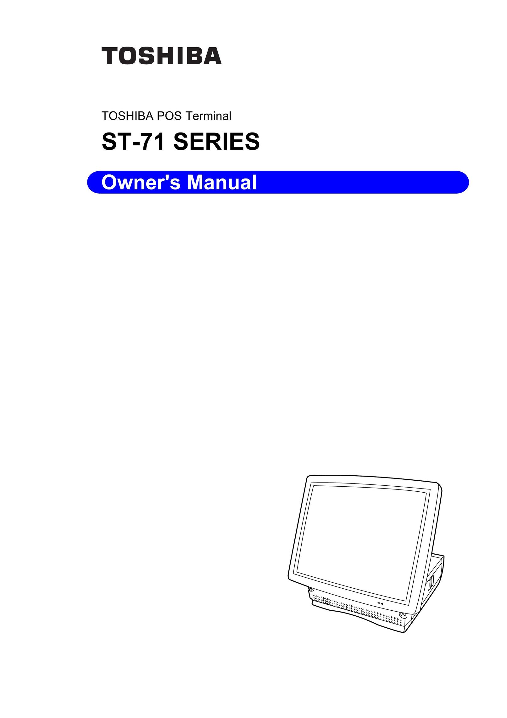 Toshiba ST-71 Credit Card Machine User Manual