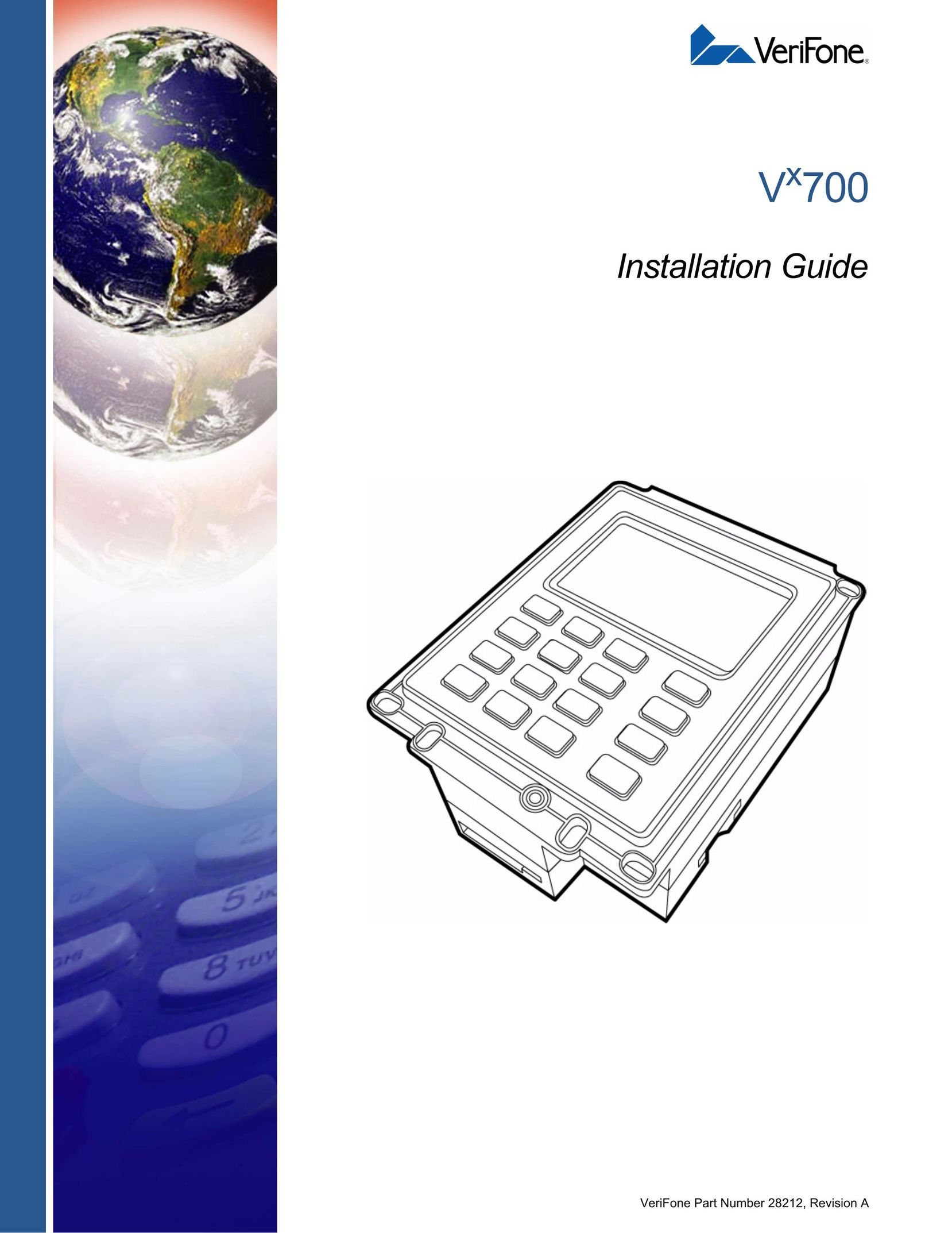 VeriFone Vx700 Credit Card Machine User Manual