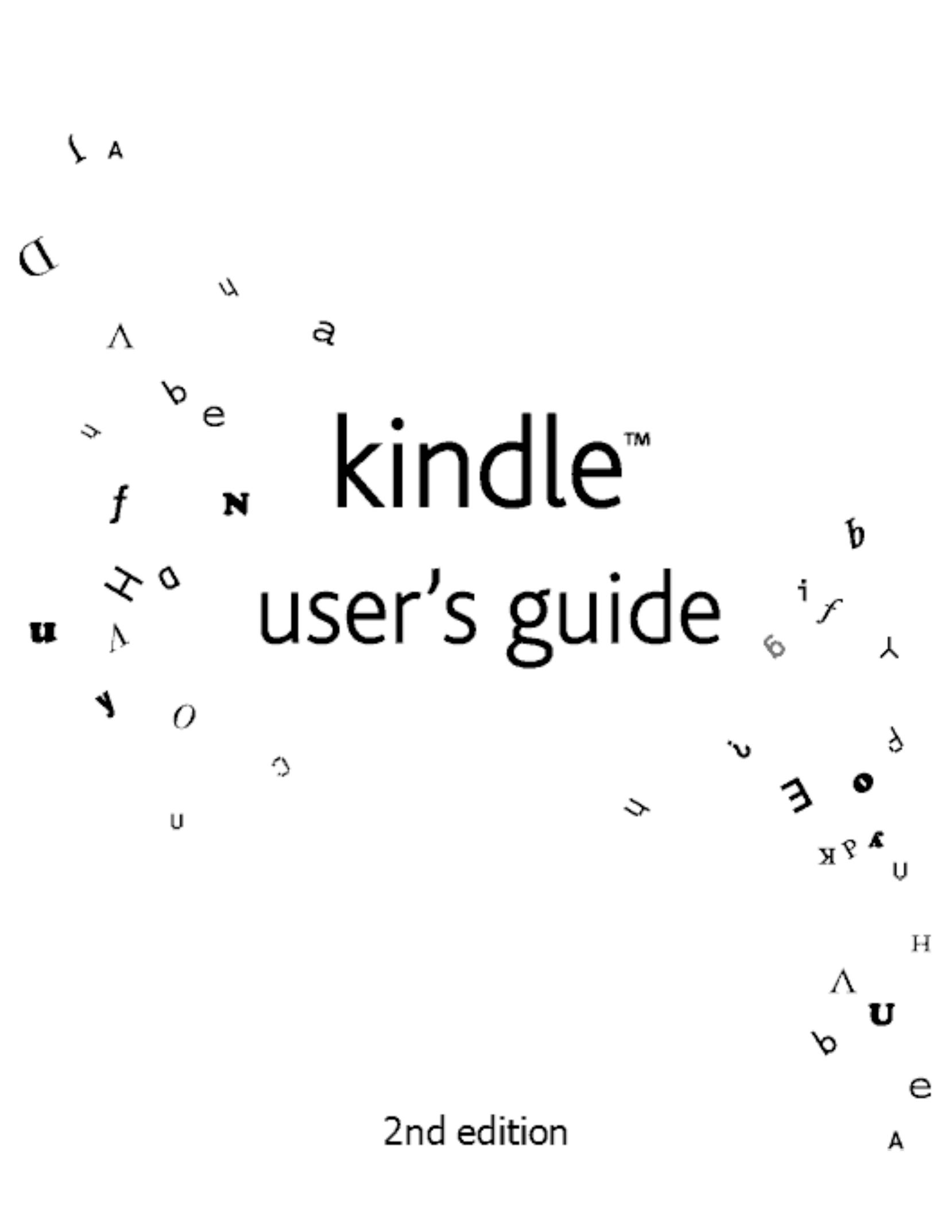 Amazon D00111 eBook Reader User Manual