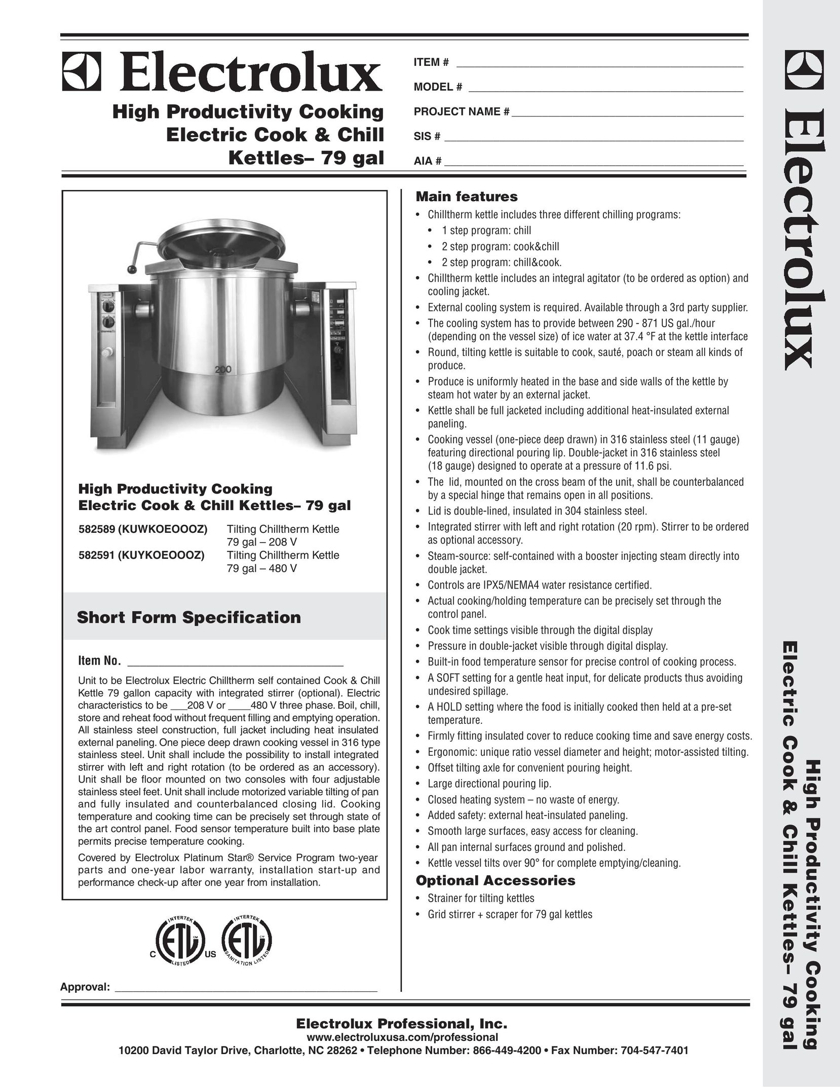 Electrolux 582591 eBook Reader User Manual