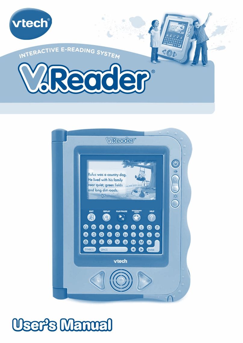 VTech 80-115610 eBook Reader User Manual