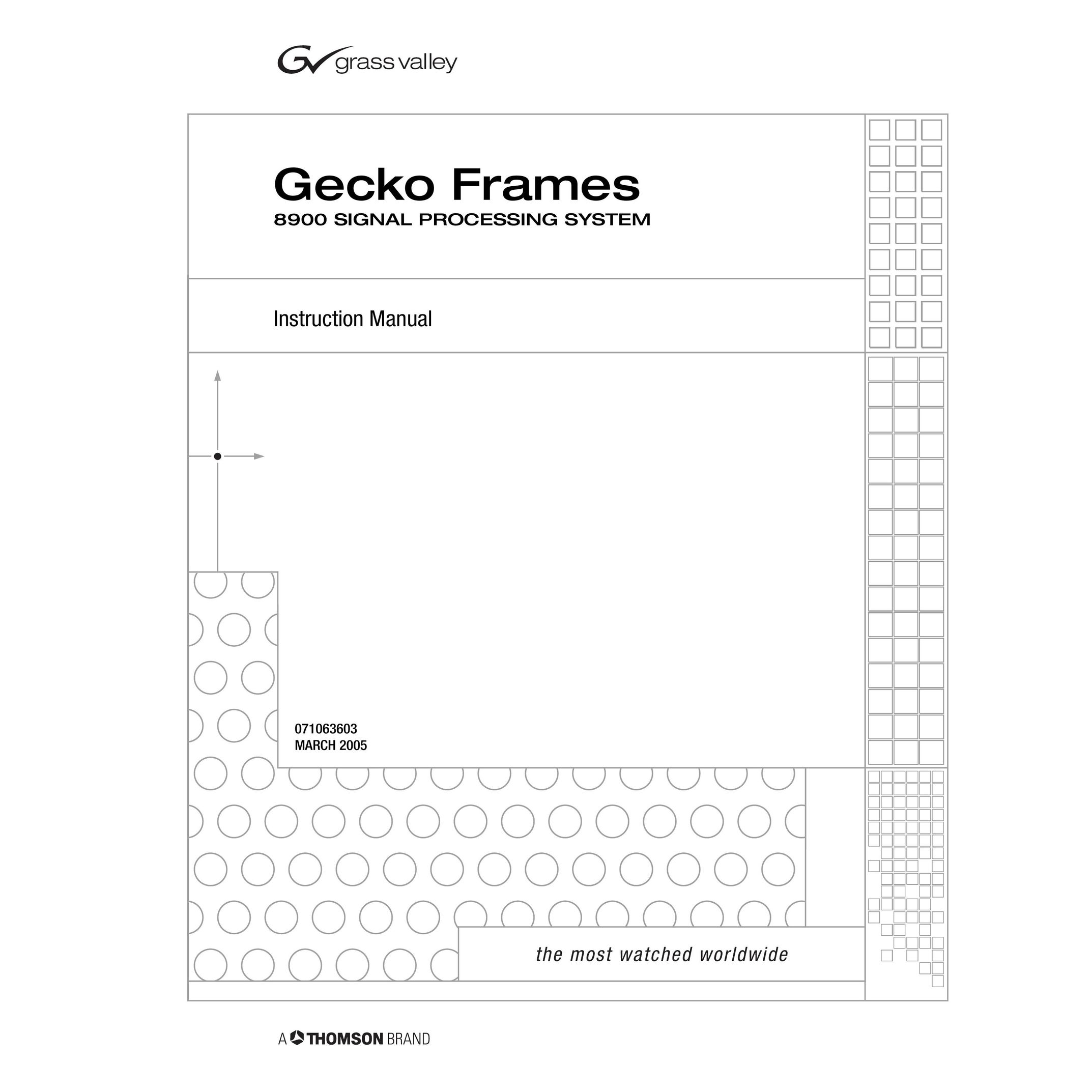 Technicolor - Thomson Gecko Frames Signal Processing System Electronic Accessory User Manual