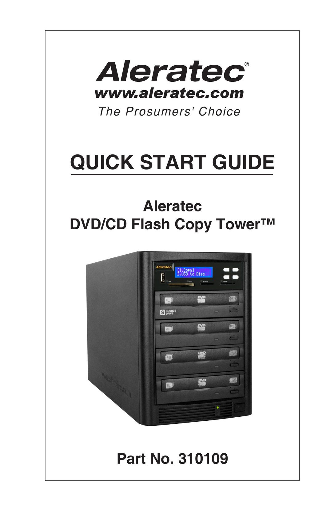 Aleratec 310109 Fax Machine User Manual