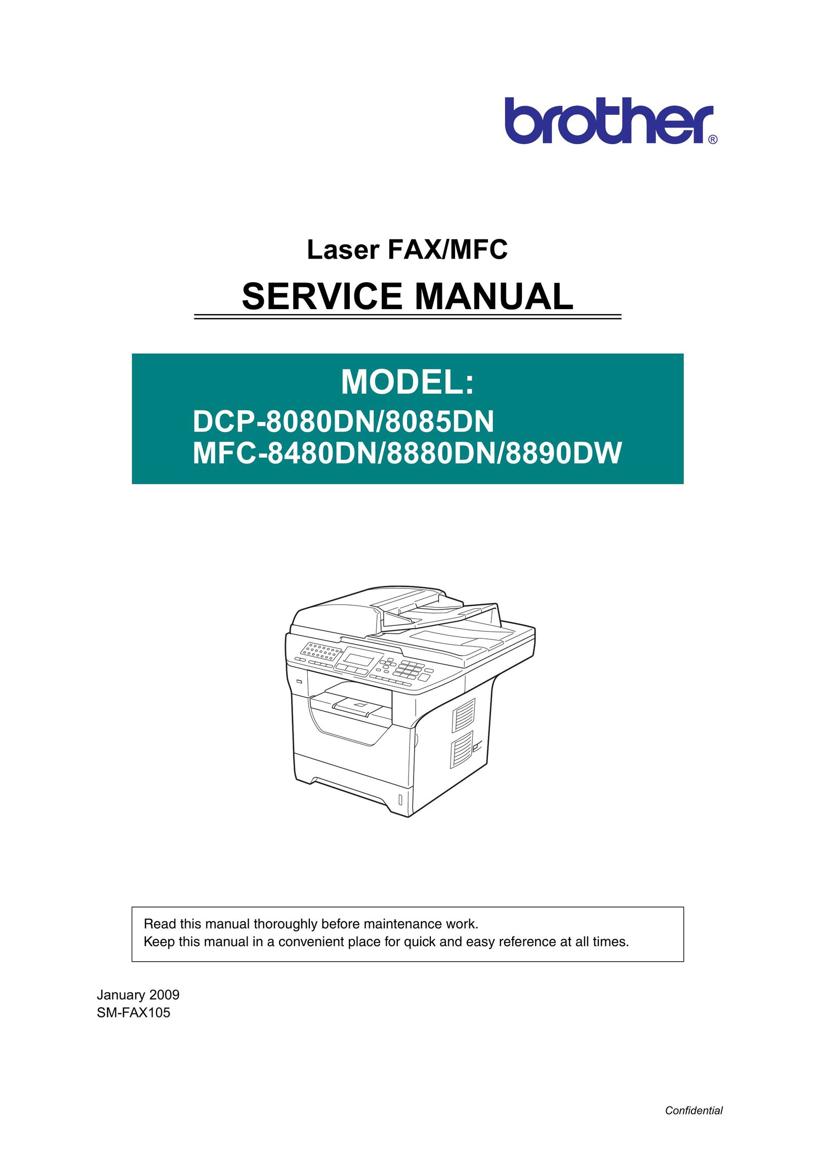 Brother DCP-8080DN/8085DN Fax Machine User Manual