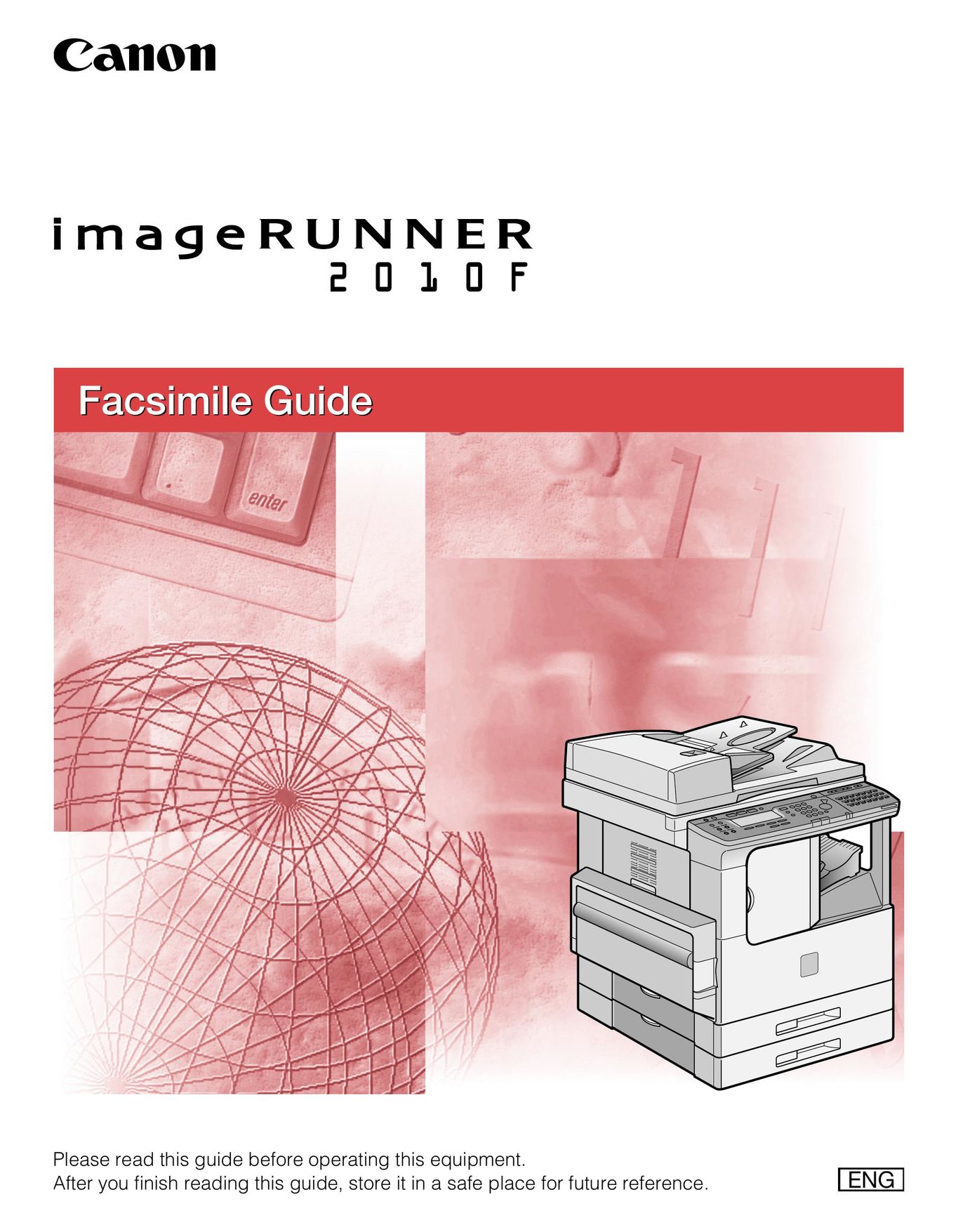 Canon 2010F Fax Machine User Manual