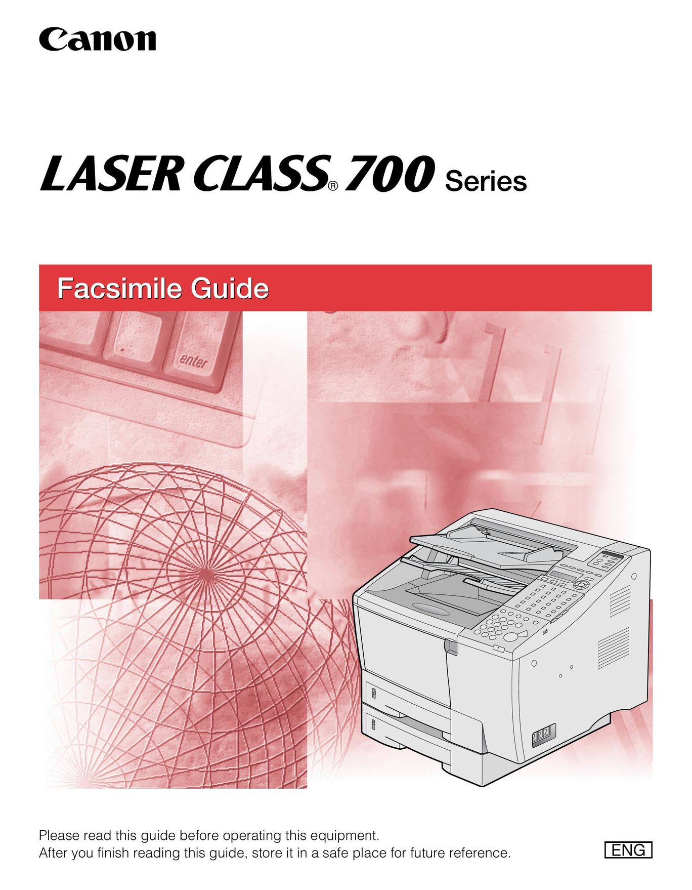 Canon 700 Series Fax Machine User Manual