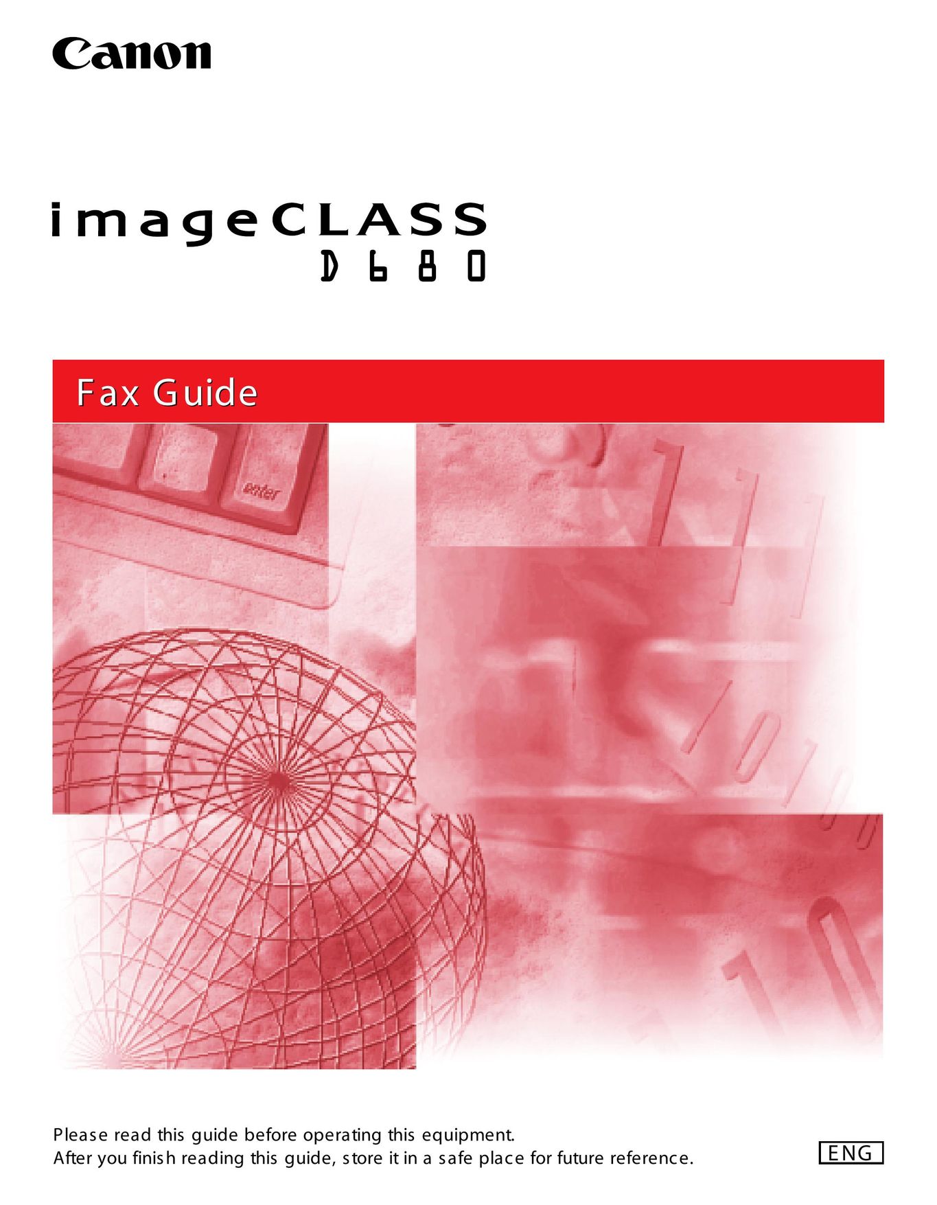 Canon D680 Fax Machine User Manual