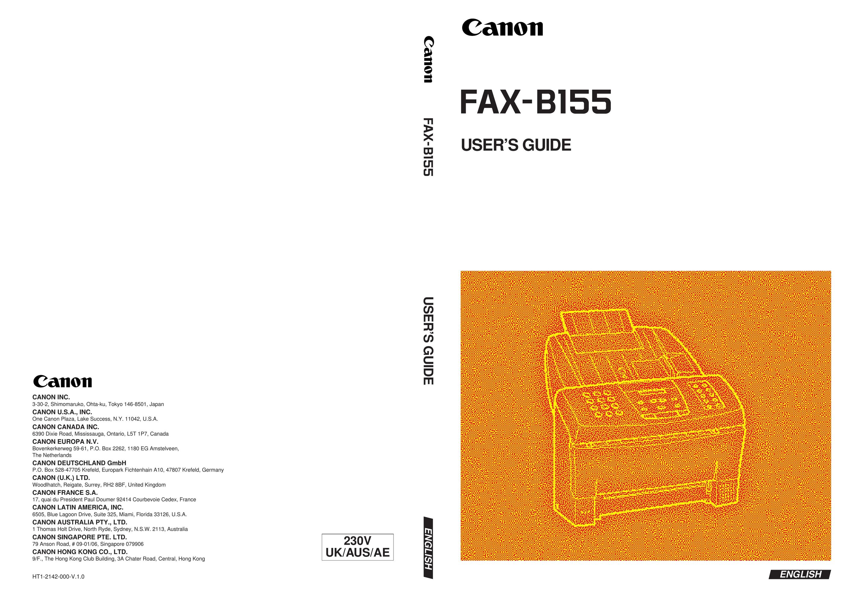 Canon FAX-B155 Fax Machine User Manual