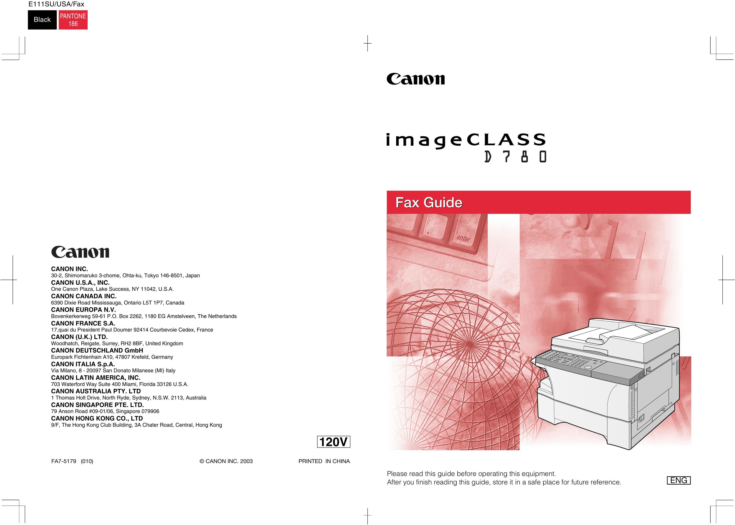 GE D780 Fax Machine User Manual