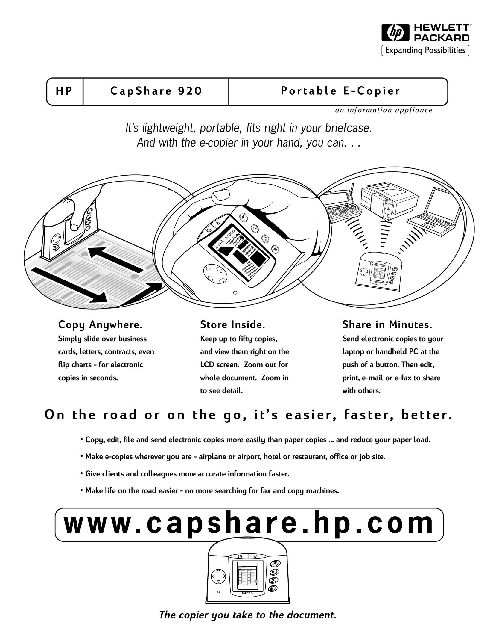 HP (Hewlett-Packard) 920 Fax Machine User Manual