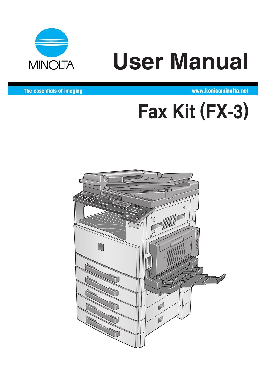 Konica Minolta (FX-3) Fax Machine User Manual