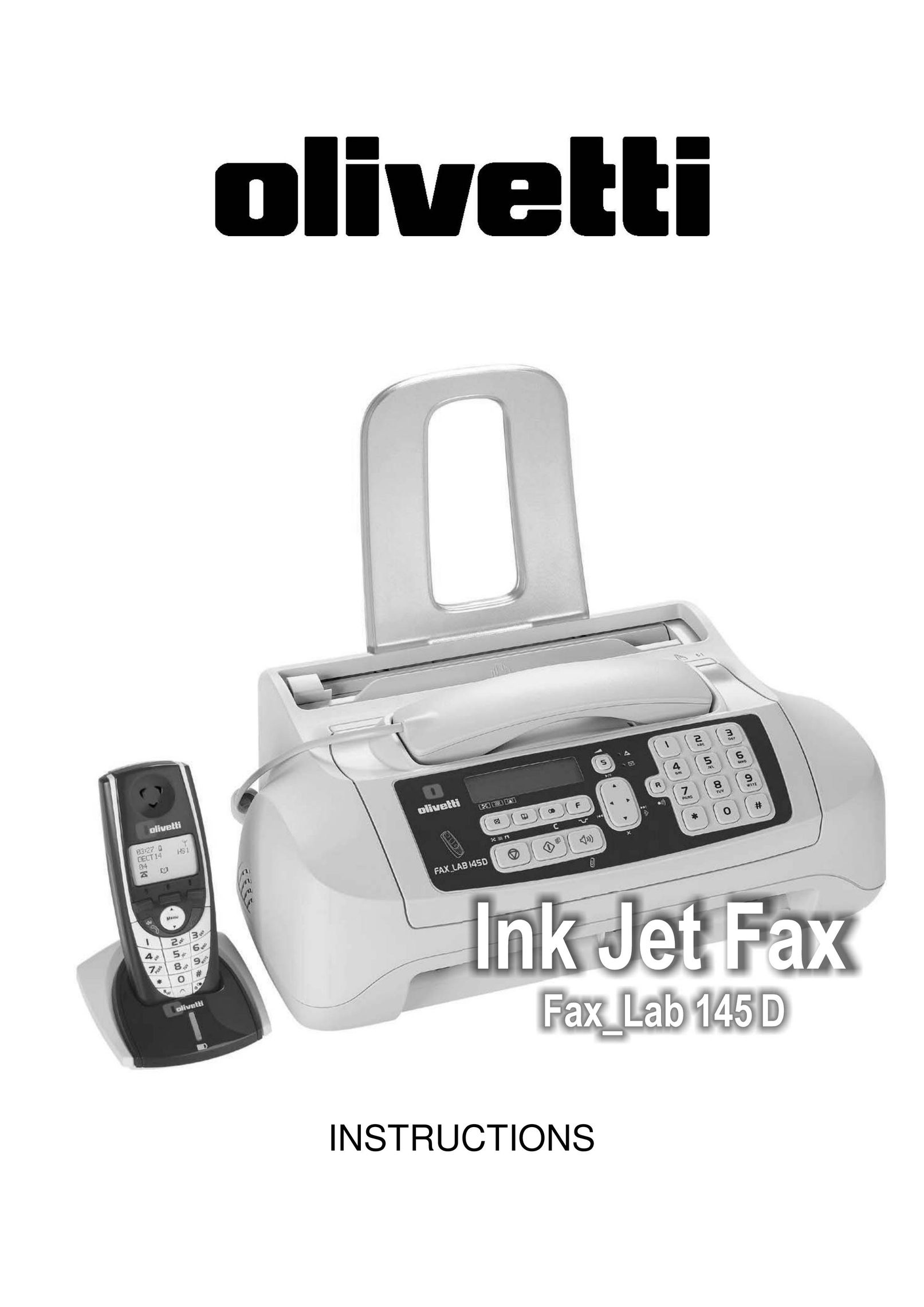 Olivetti 145D Fax Machine User Manual