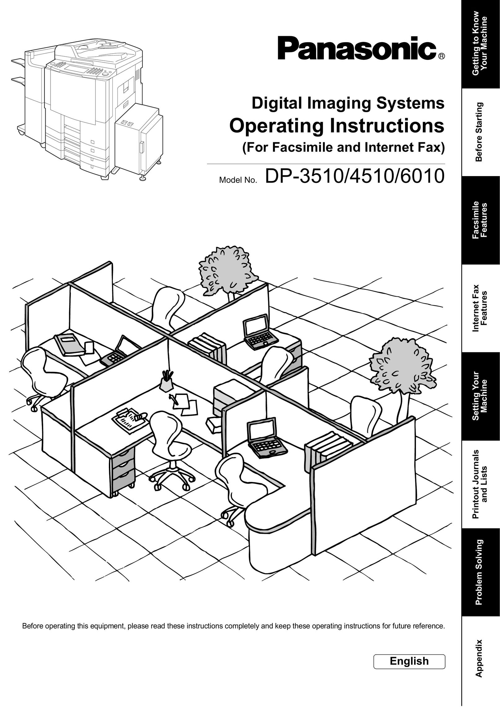 Panasonic DP-3510 Fax Machine User Manual