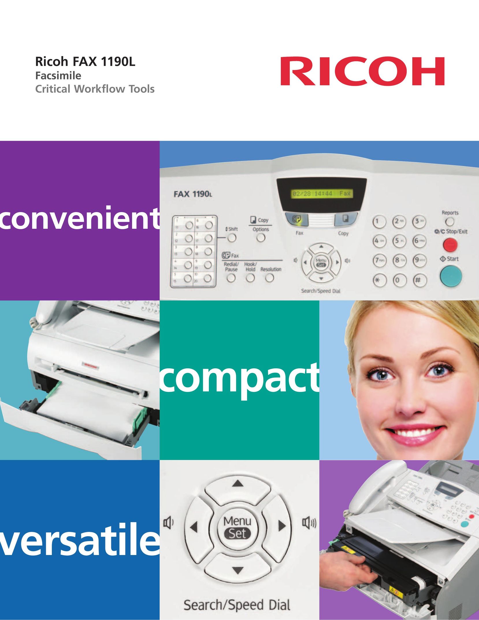 Ricoh 1190L Fax Machine User Manual
