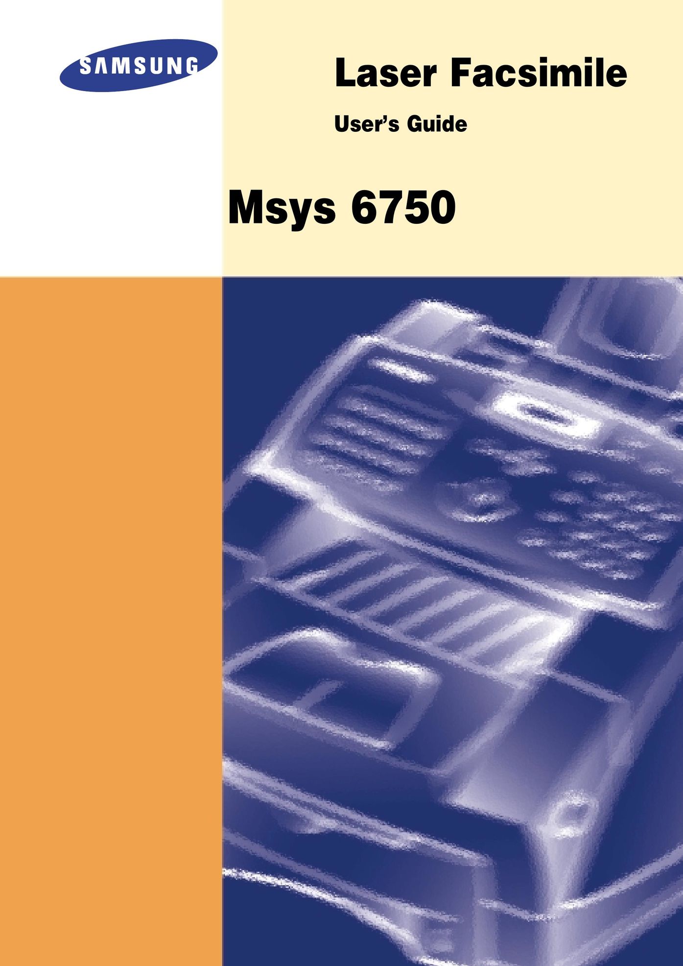 Samsung Msys 6750 Fax Machine User Manual