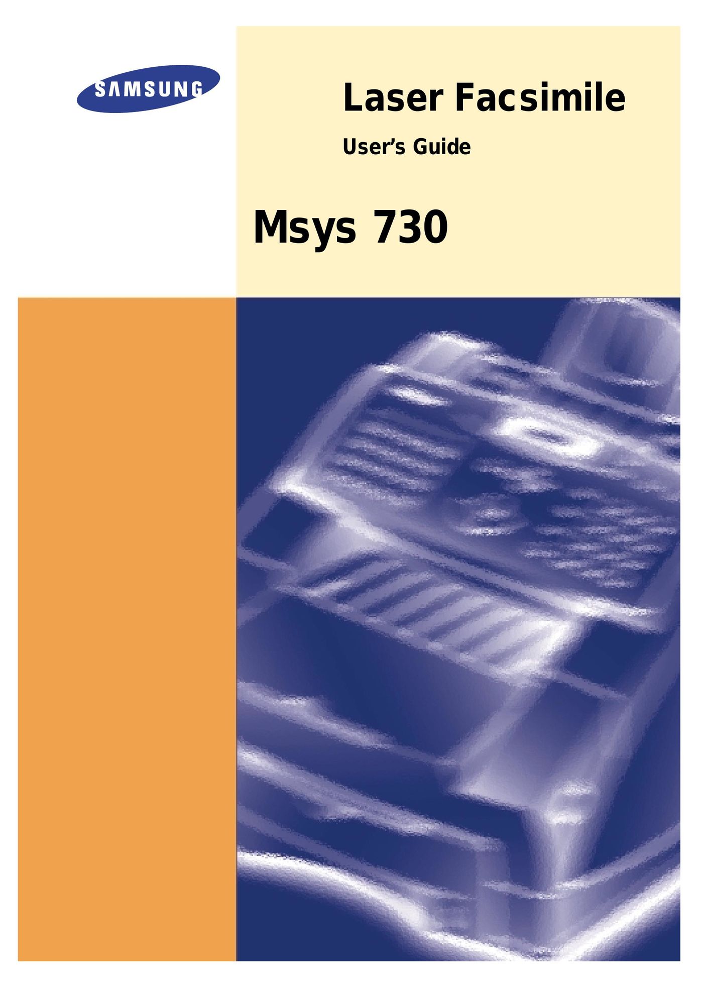 Samsung Msys 730 Fax Machine User Manual