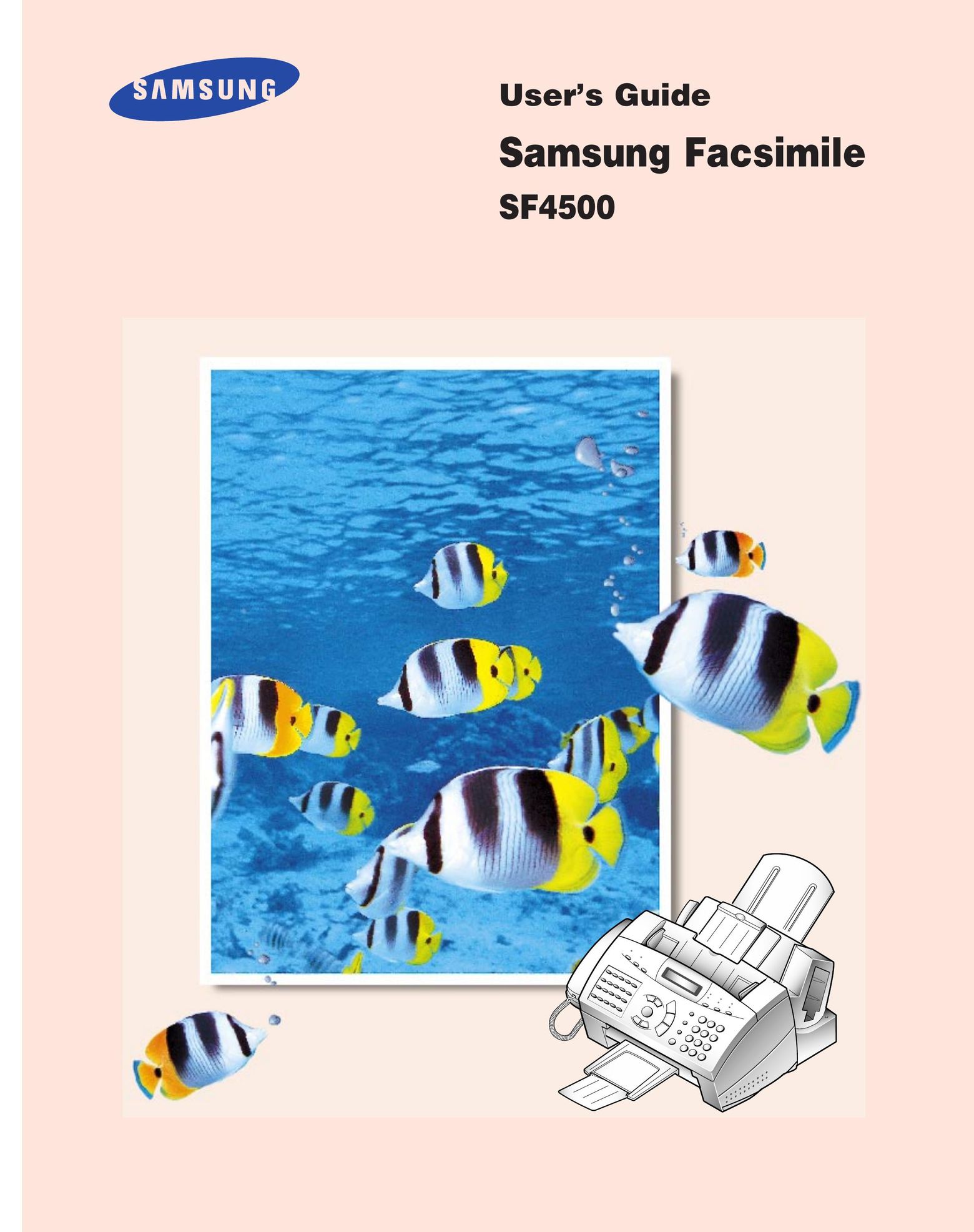 Samsung SF4500 Fax Machine User Manual