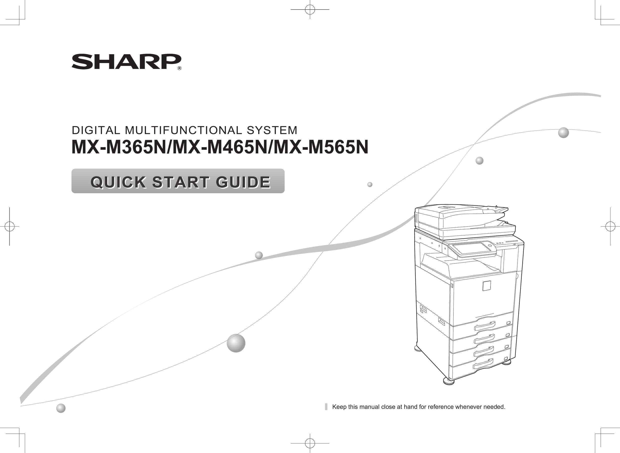 Sharp MX-M365N Fax Machine User Manual