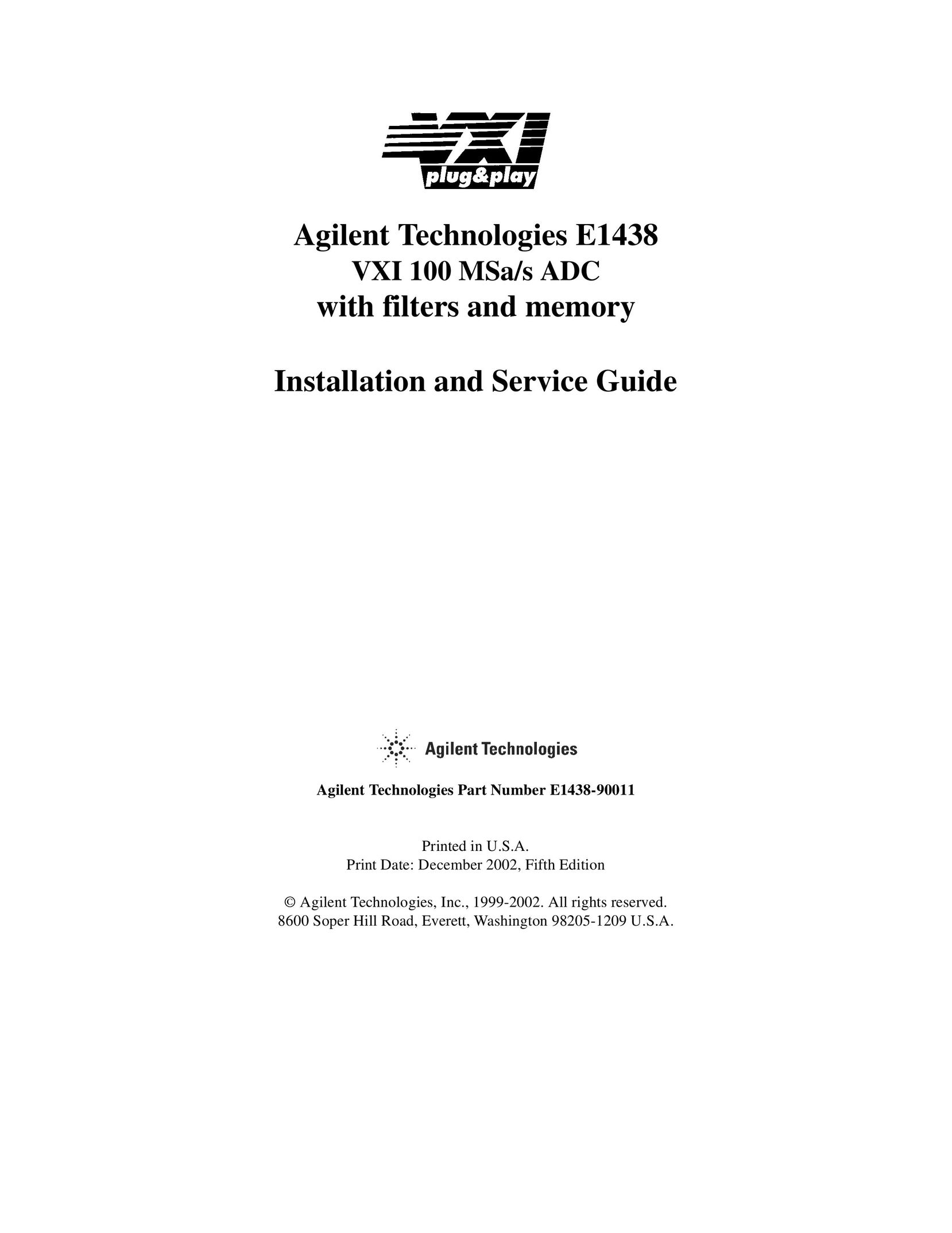 Agilent Technologies E1438 Graphics Tablet User Manual