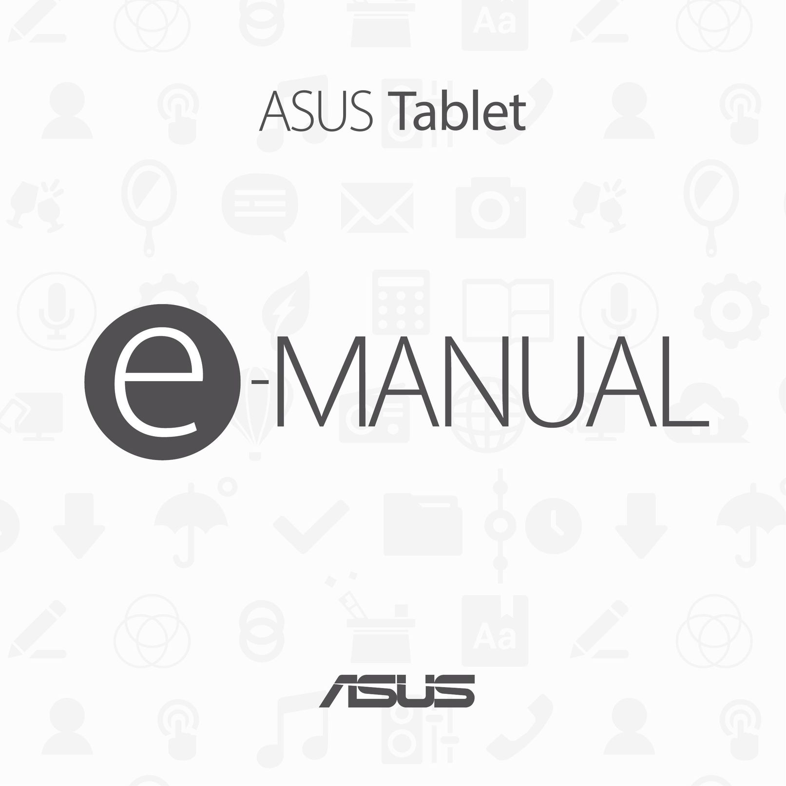 Asus E9111 Graphics Tablet User Manual