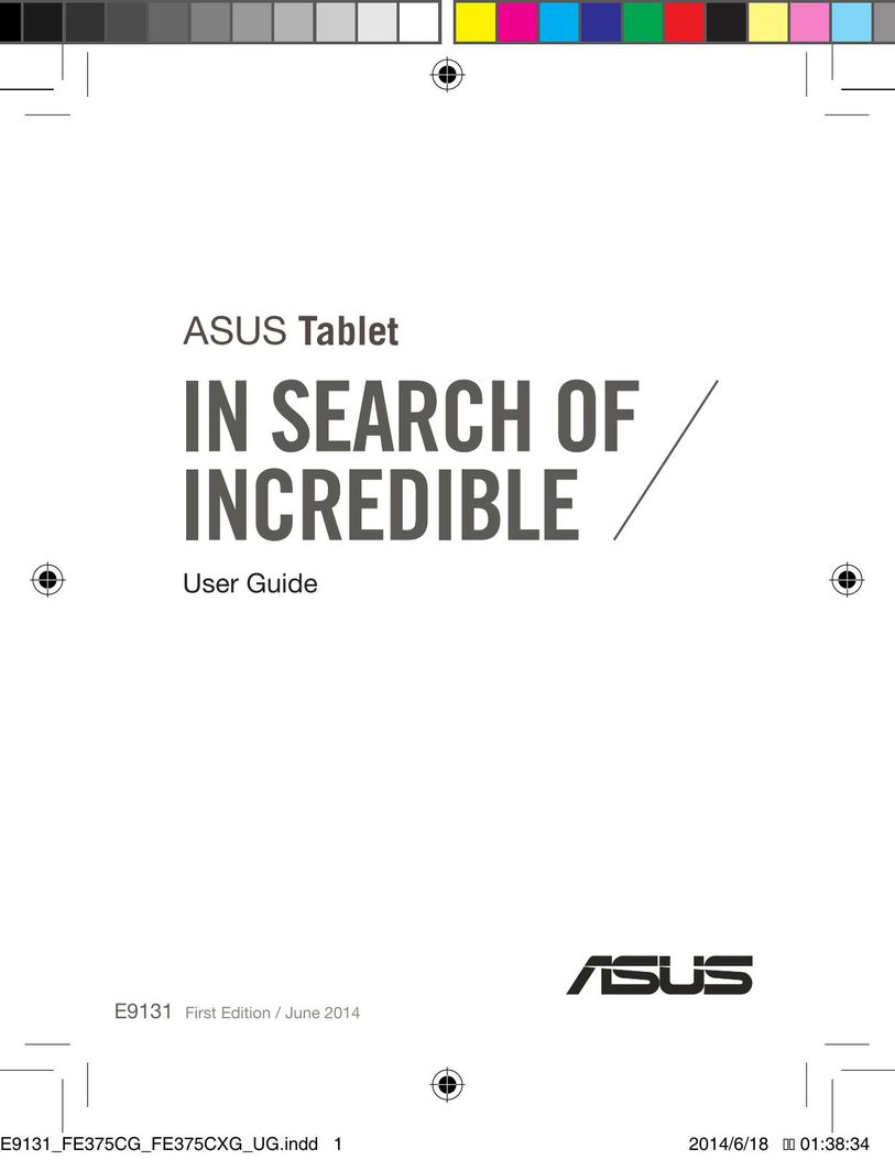 Asus E9131 Graphics Tablet User Manual