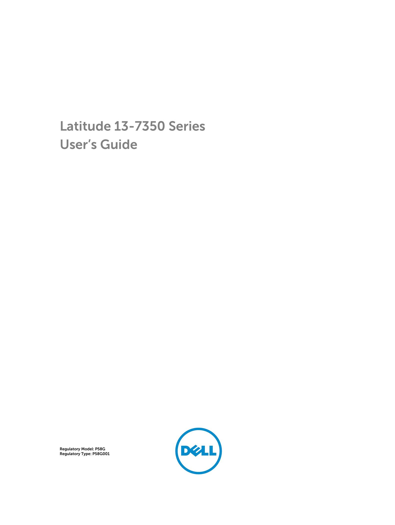 Dell 13-7350 Graphics Tablet User Manual