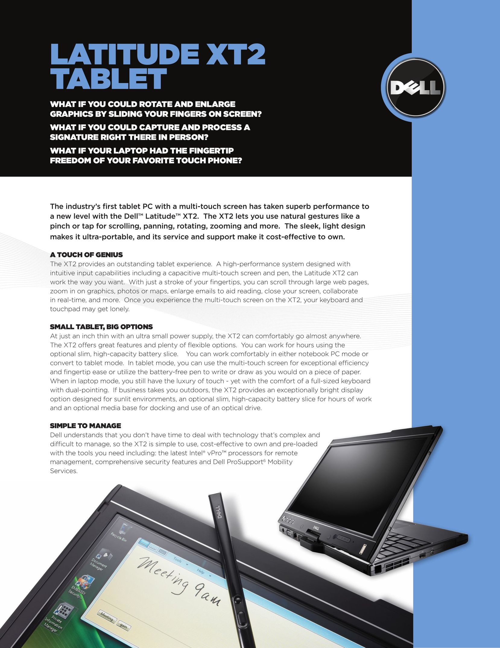 Dell XT2 Graphics Tablet User Manual