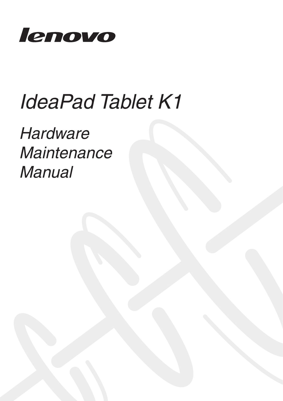 Lenovo 1304XF8 Graphics Tablet User Manual