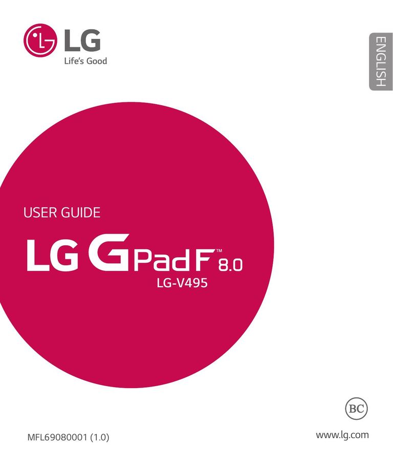 LG Electronics MFL69080001 Graphics Tablet User Manual