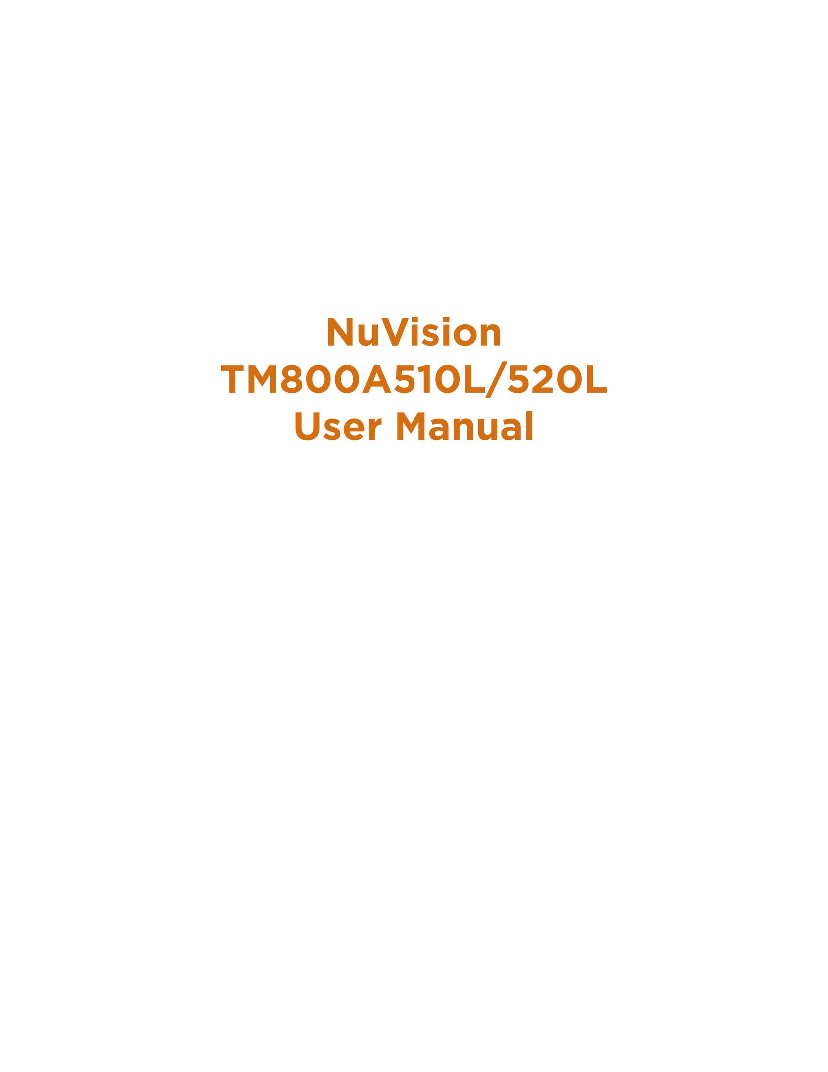 NuVision 520L Graphics Tablet User Manual