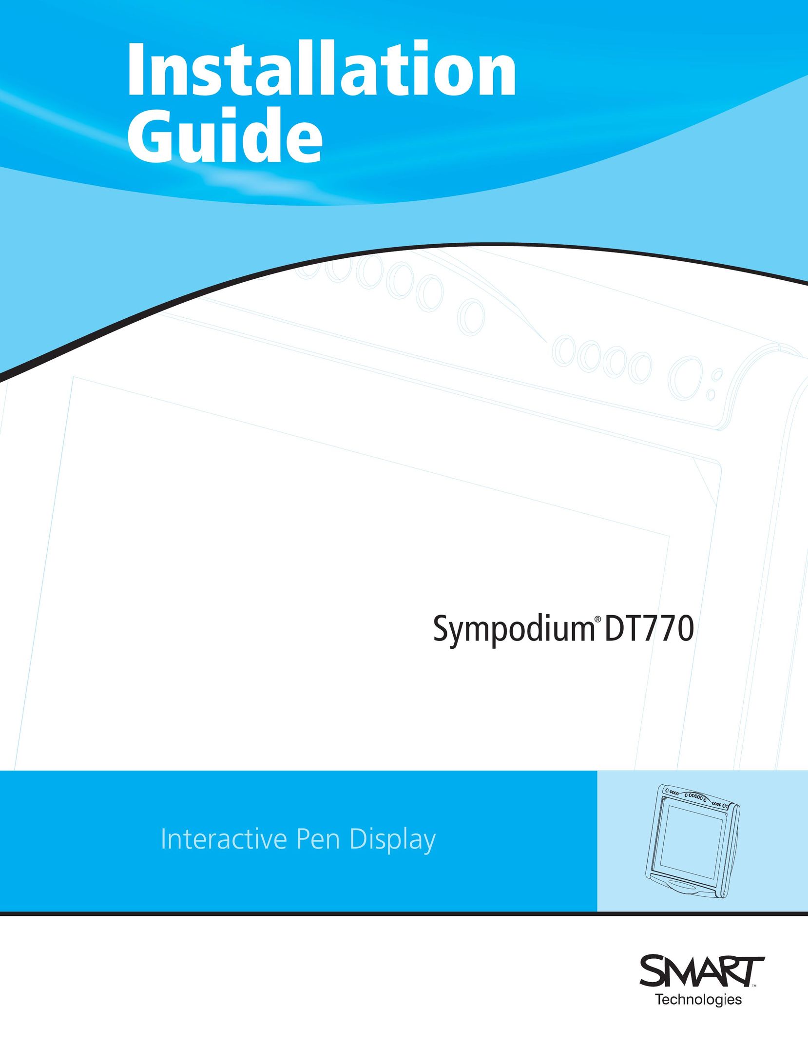 Smart Technologies DT770. Graphics Tablet User Manual