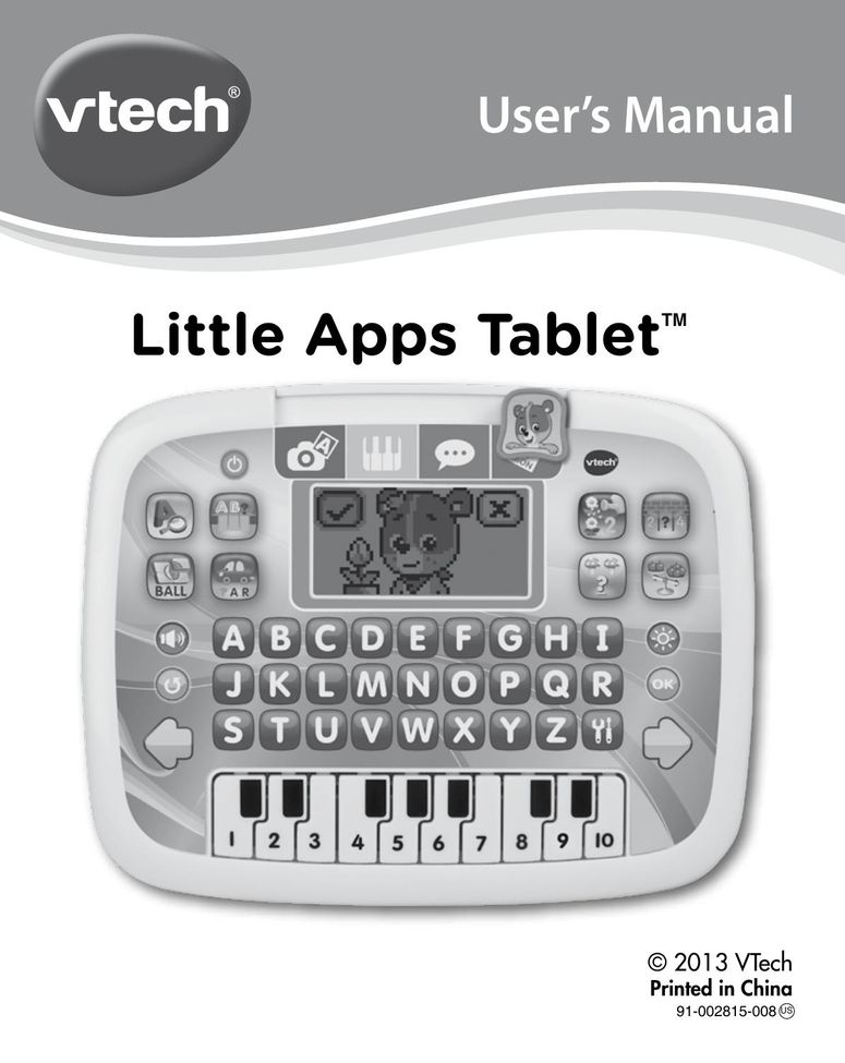 VTech 91-002815-008 Graphics Tablet User Manual